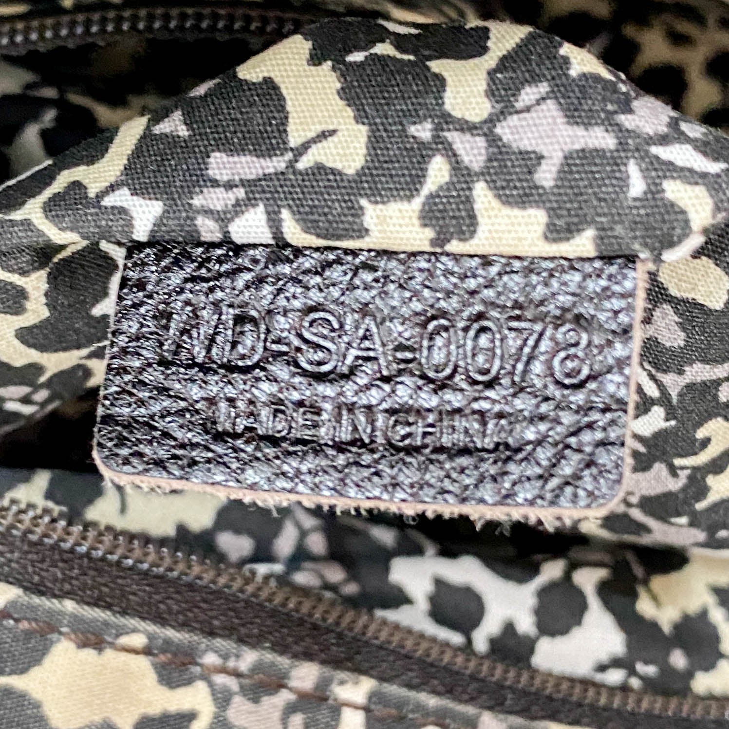 Macadam Triomphe Blue Denim Shoulder Bag