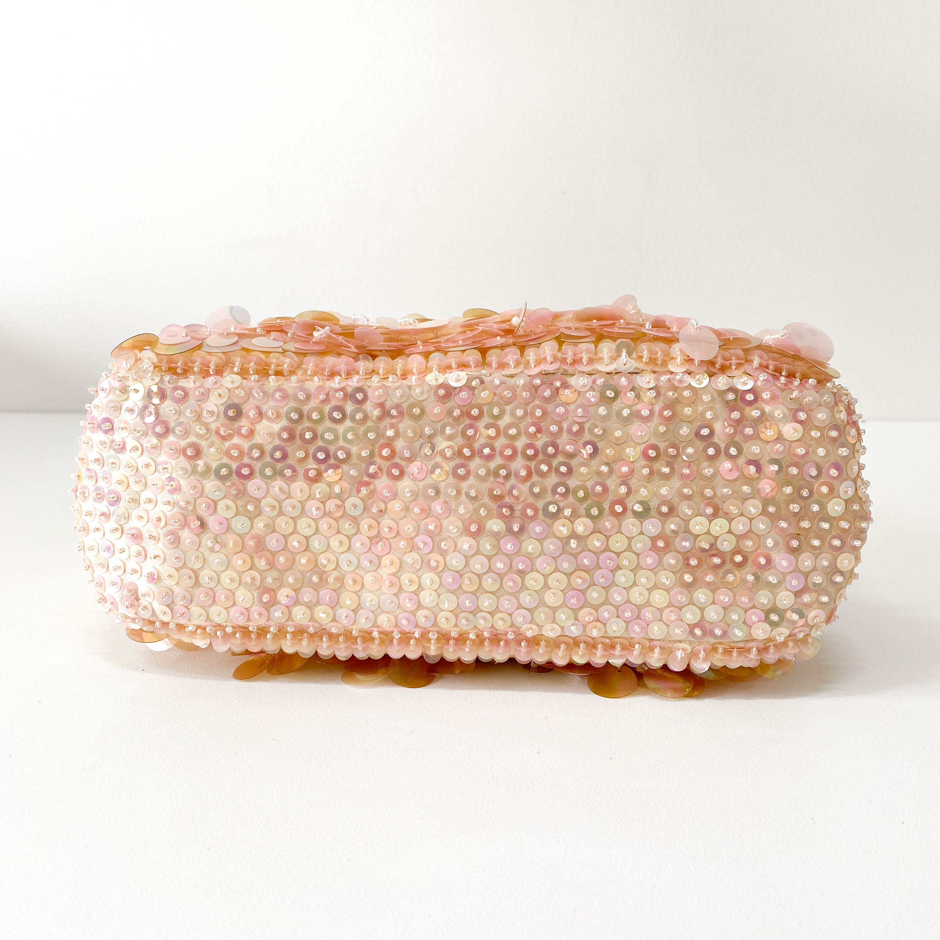 Limited Edition Pink Sequin and Satin Handbag