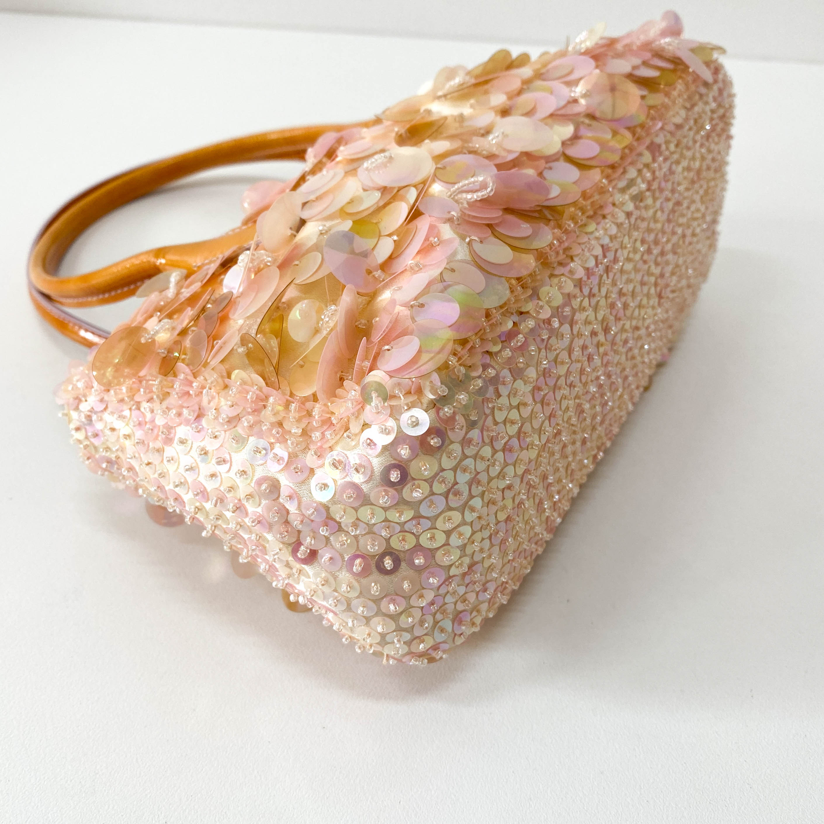 Limited Edition Pink Sequin and Satin Handbag
