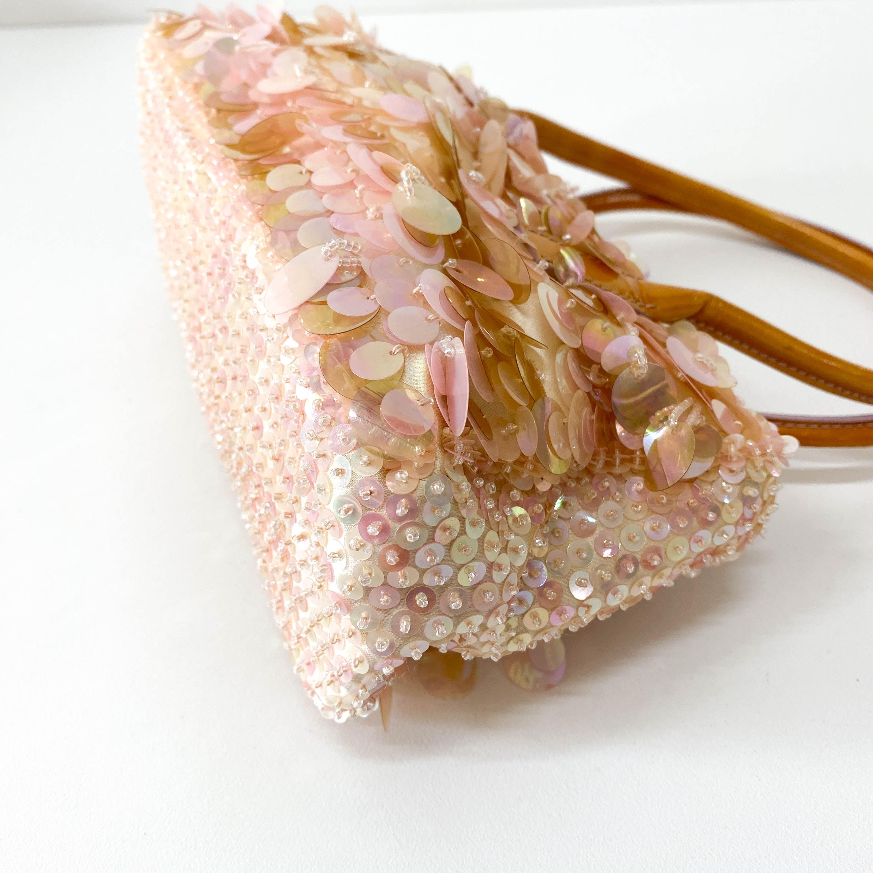 Limited Edition Pink Sequin and Satin Handbag