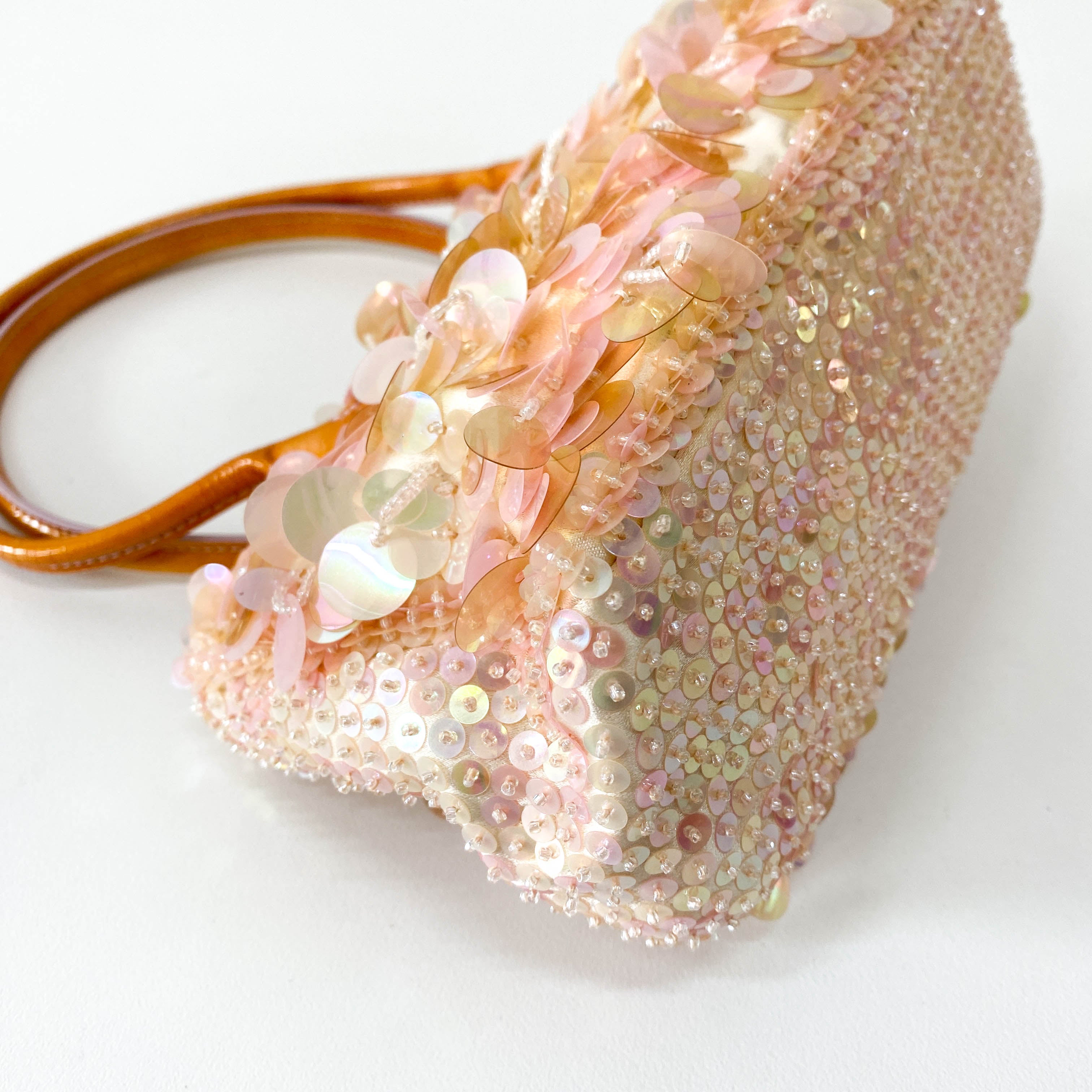 Limited Edition Pink Sequin and Satin Handbag