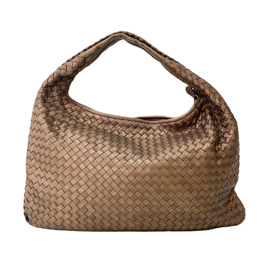 Intrecciato Bronze Shoulder Bag