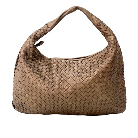 Intrecciato Bronze Shoulder Bag