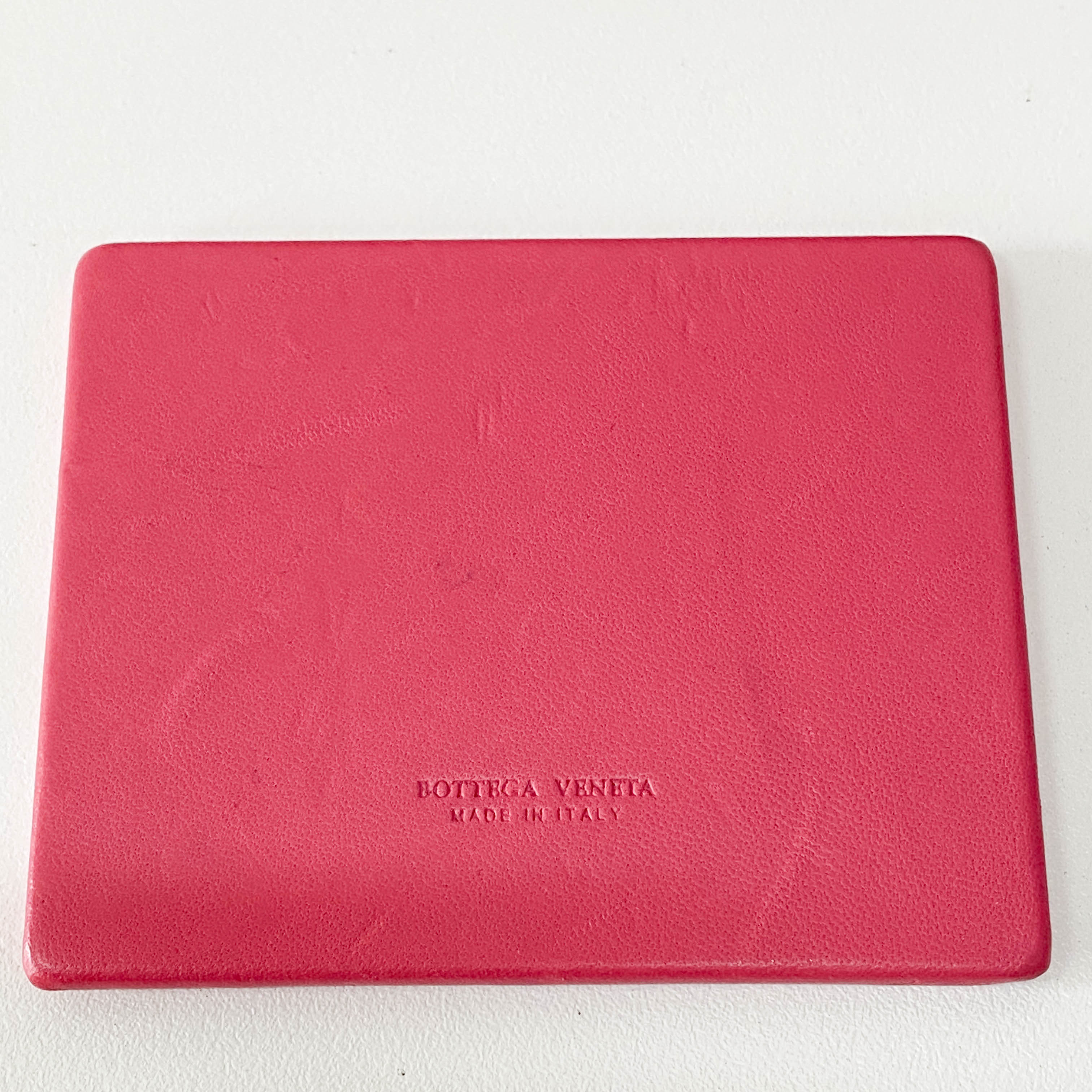 Intrecciato Pink Leather Bag