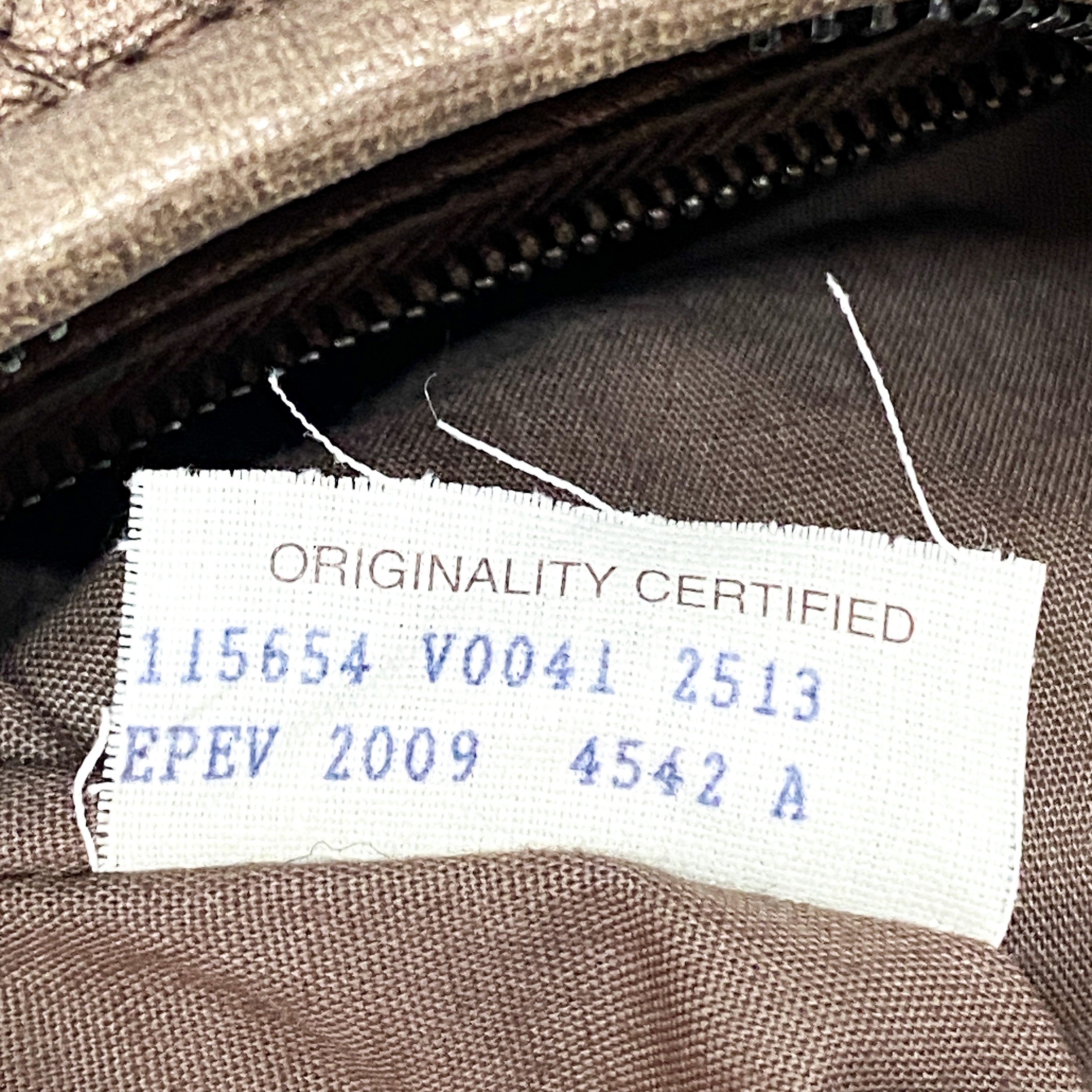 Intrecciato Bronze Shoulder Bag