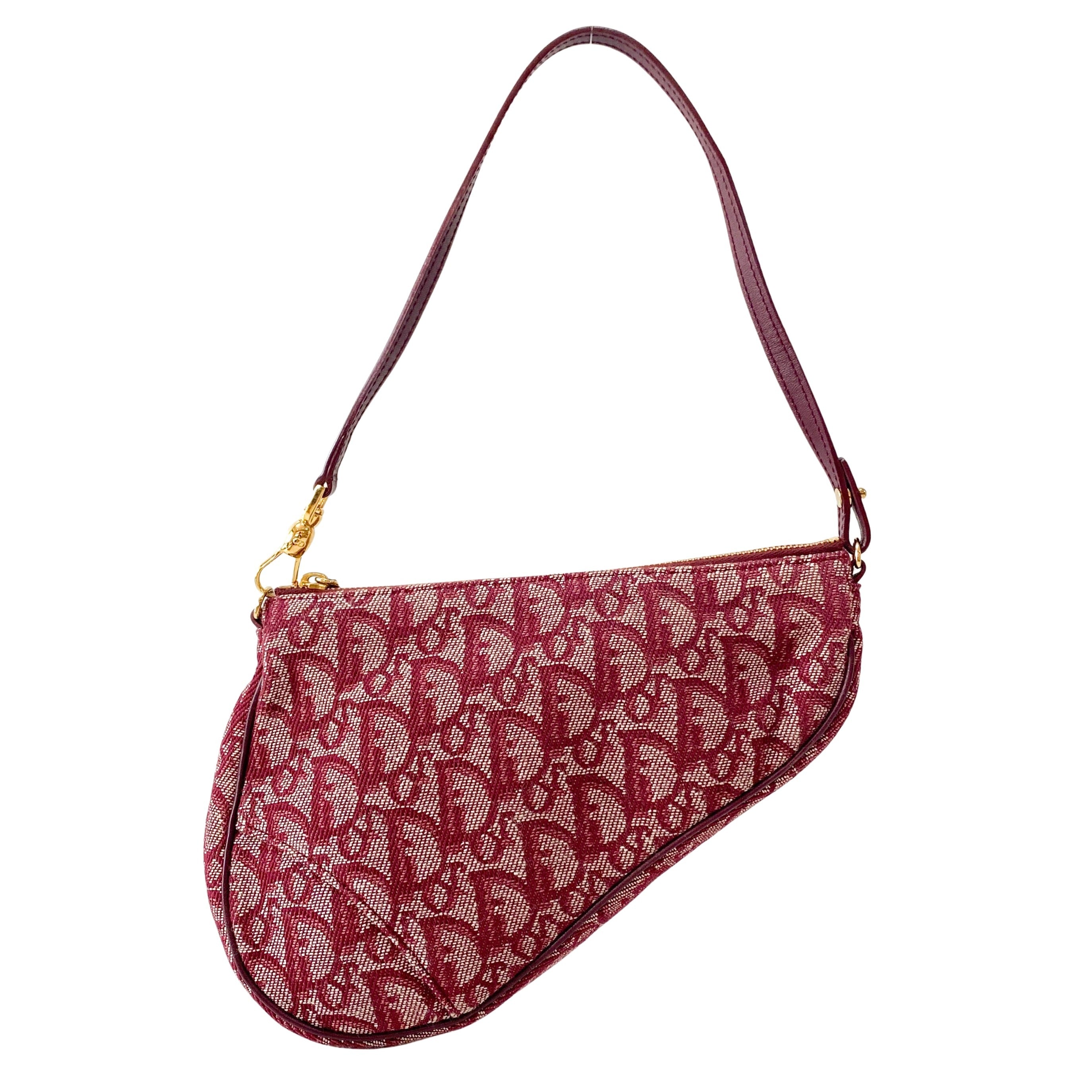 Red Trotter Mini Saddle Vintage Shoulder Bag