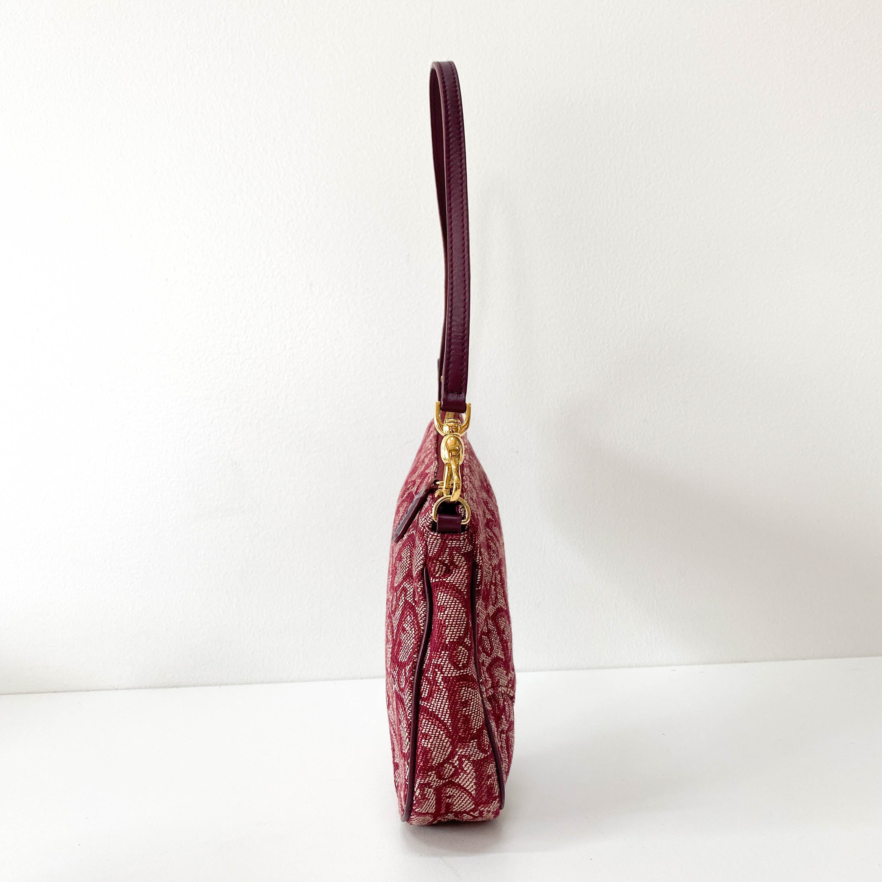 Red Trotter Mini Saddle Vintage Shoulder Bag