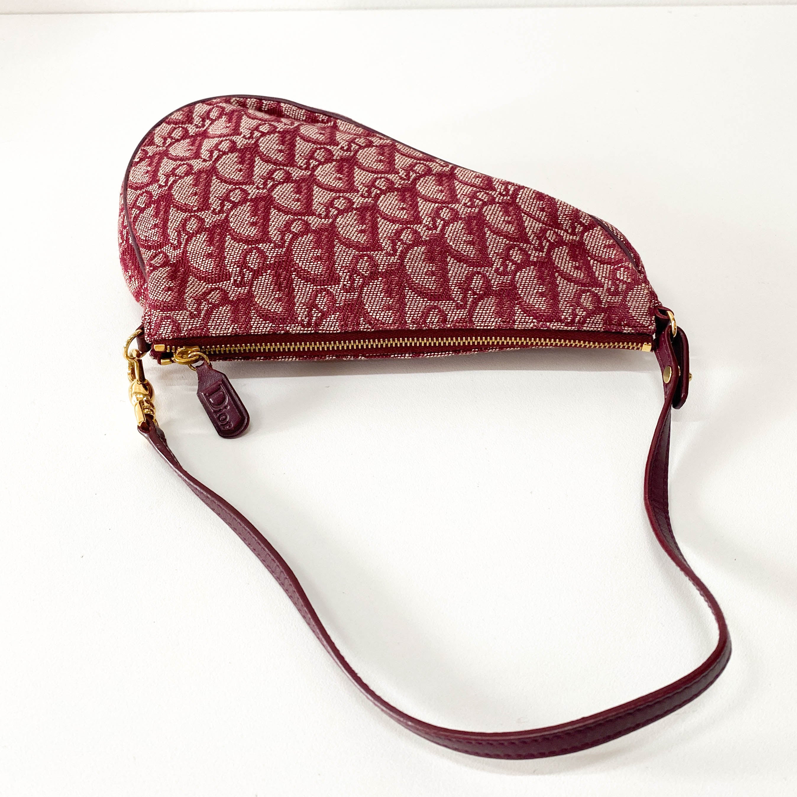 Red Trotter Mini Saddle Vintage Shoulder Bag