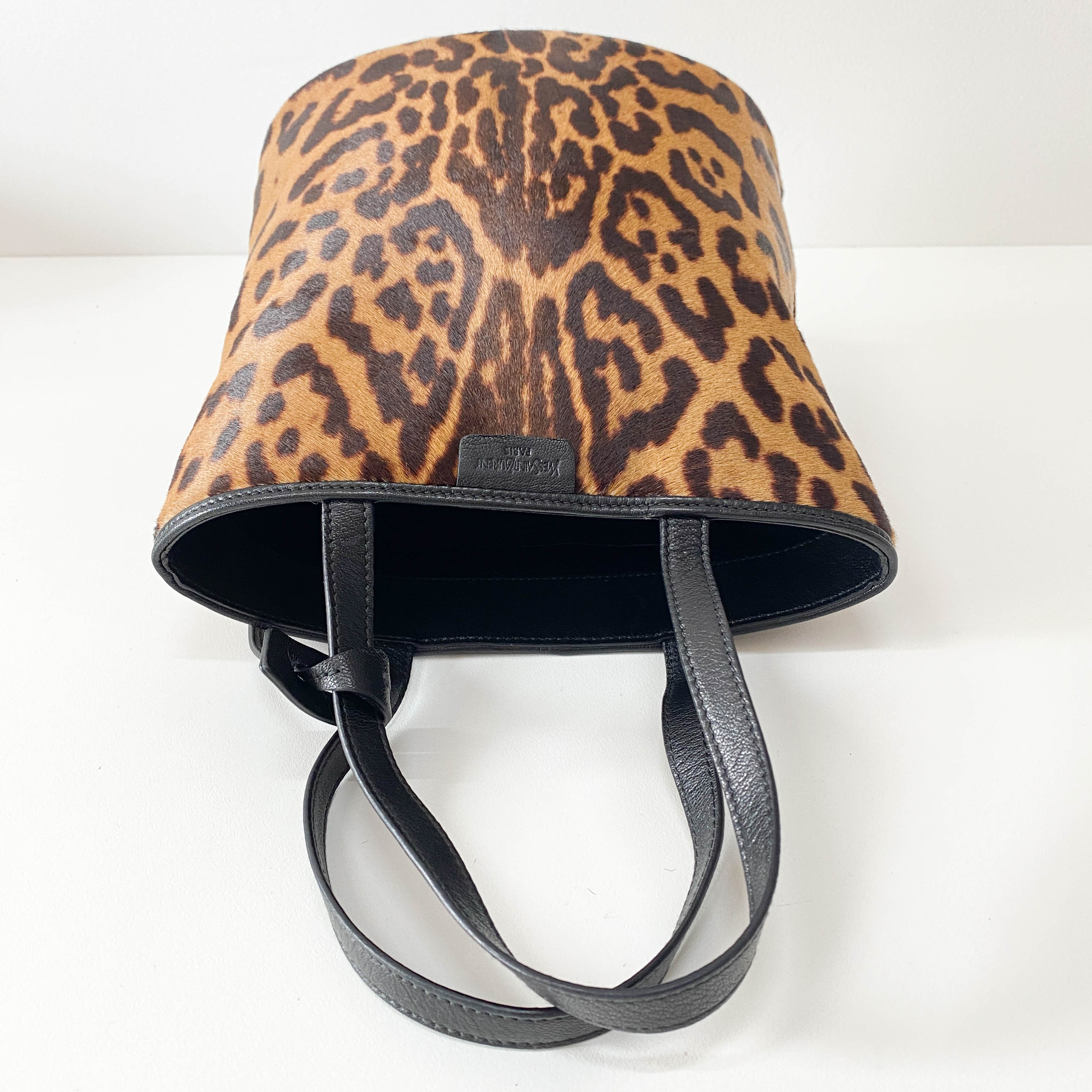 Brown Animal Print Pony Hair Bag