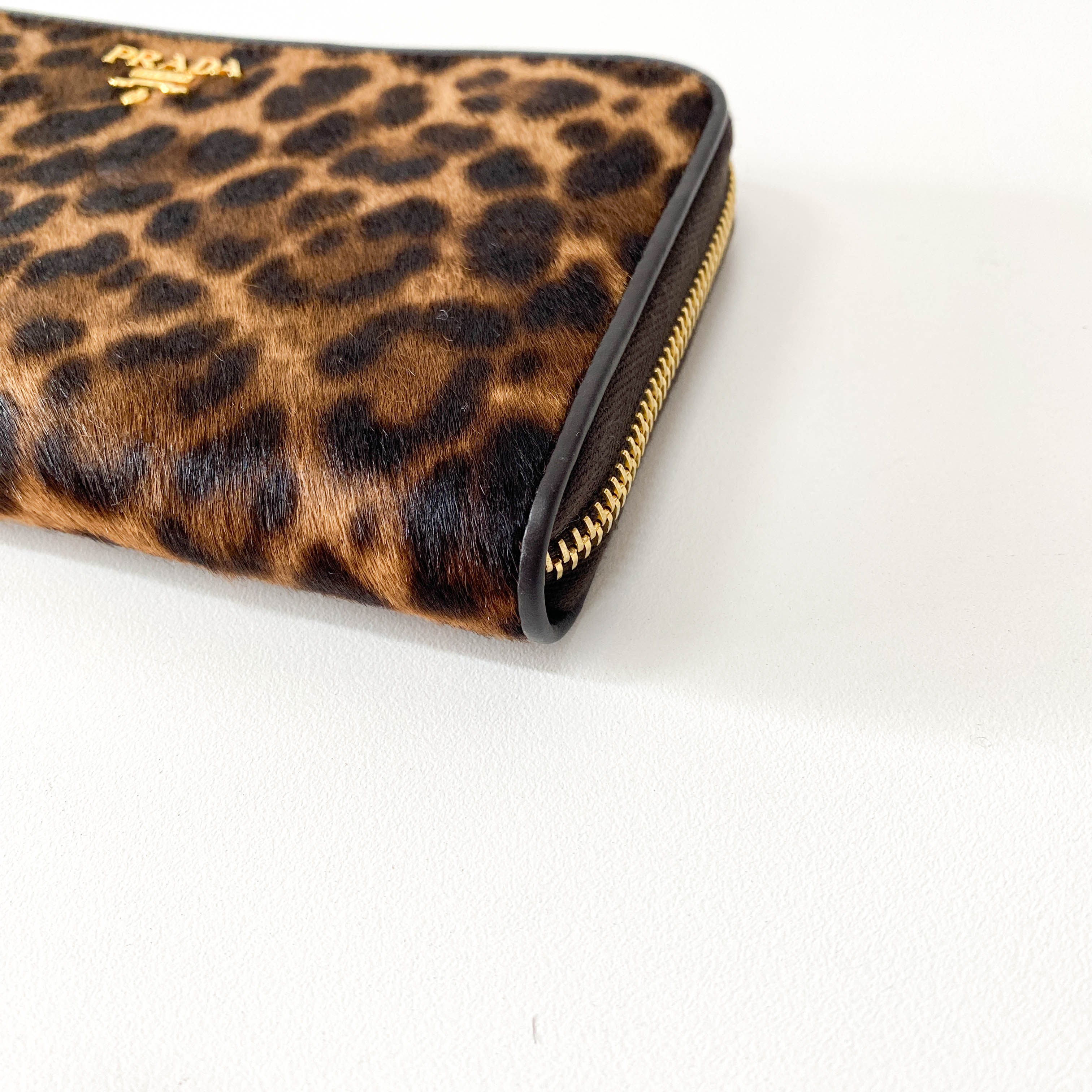 Leopard Pony Hair Wallet