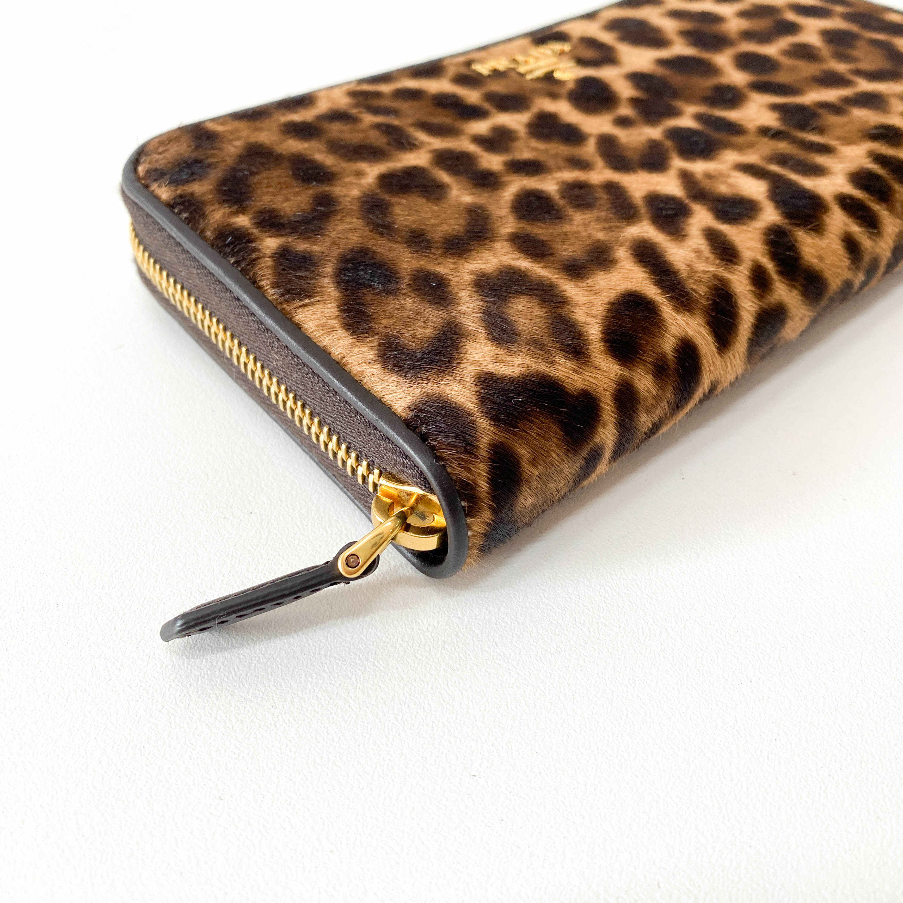 Leopard Pony Hair Wallet
