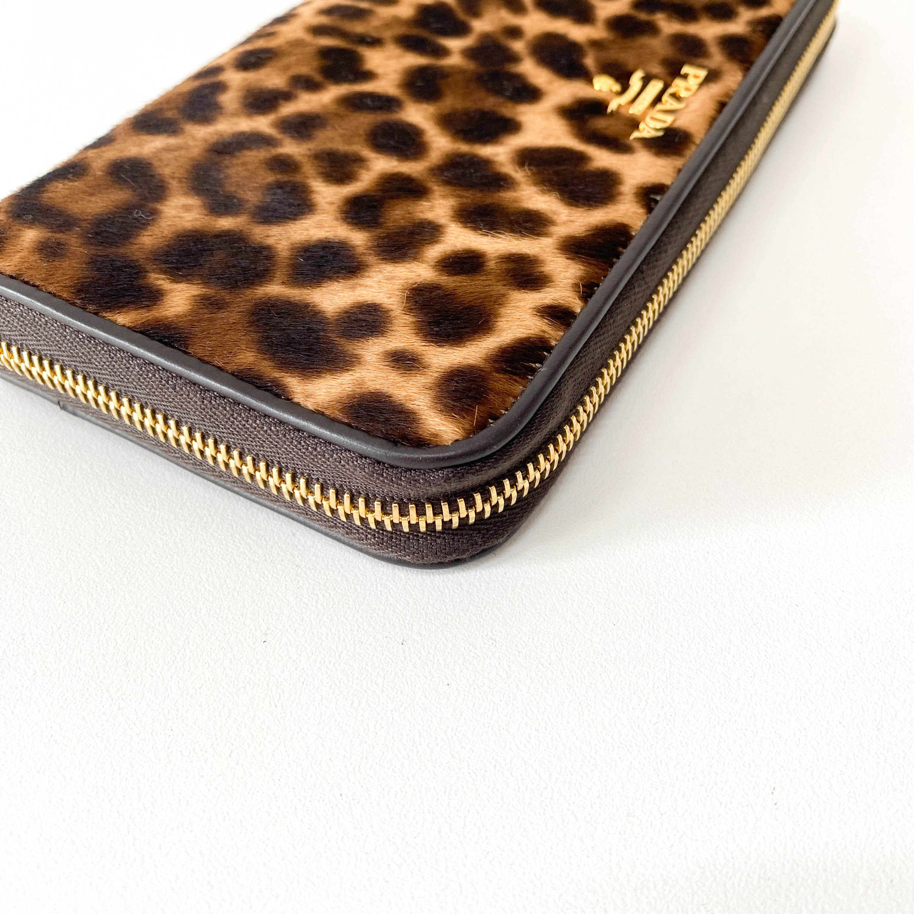 Leopard Pony Hair Wallet