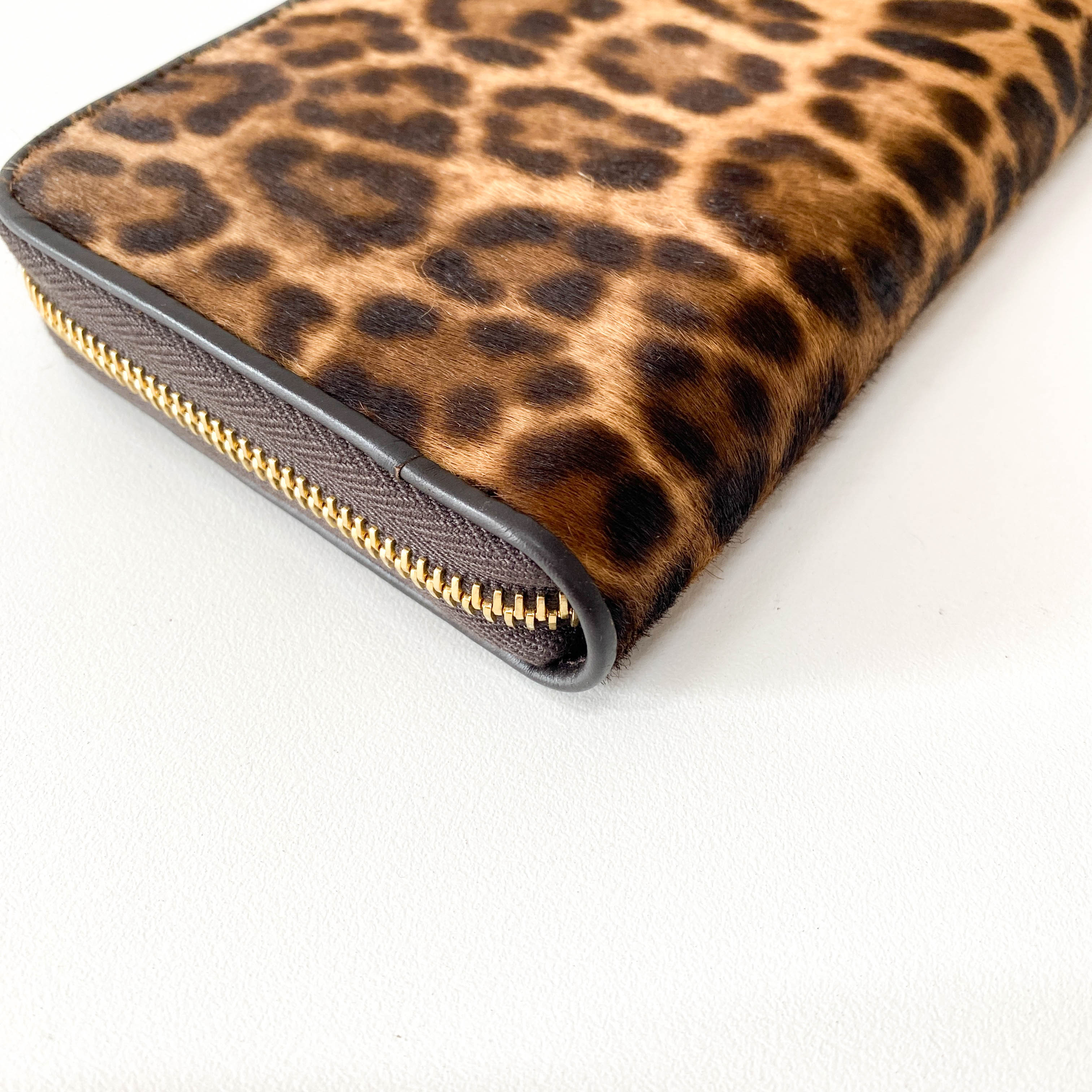 Leopard Pony Hair Wallet