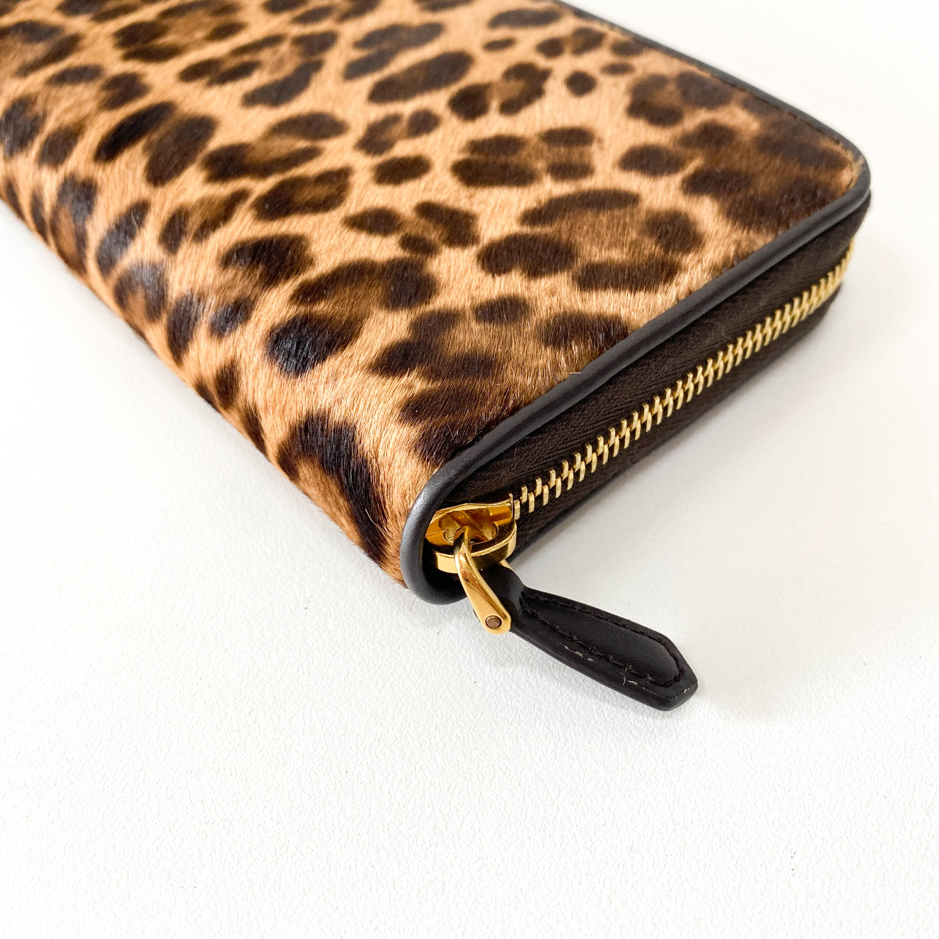 Leopard Pony Hair Wallet