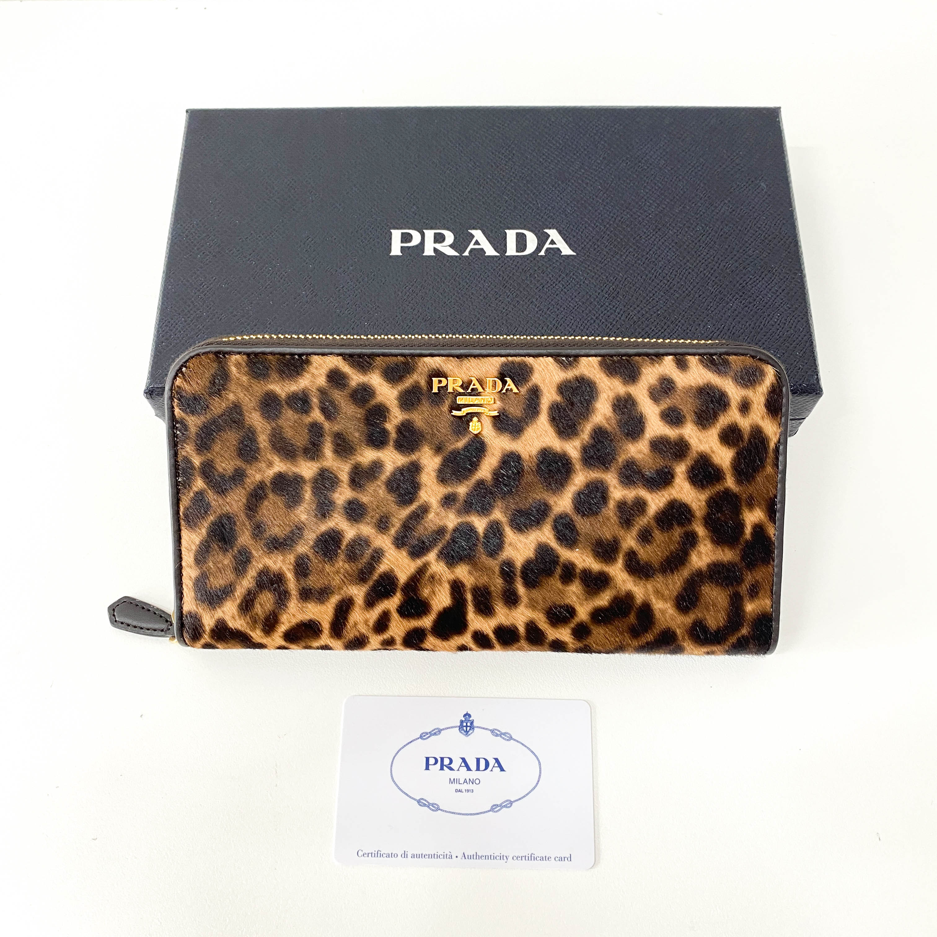 Leopard Pony Hair Wallet