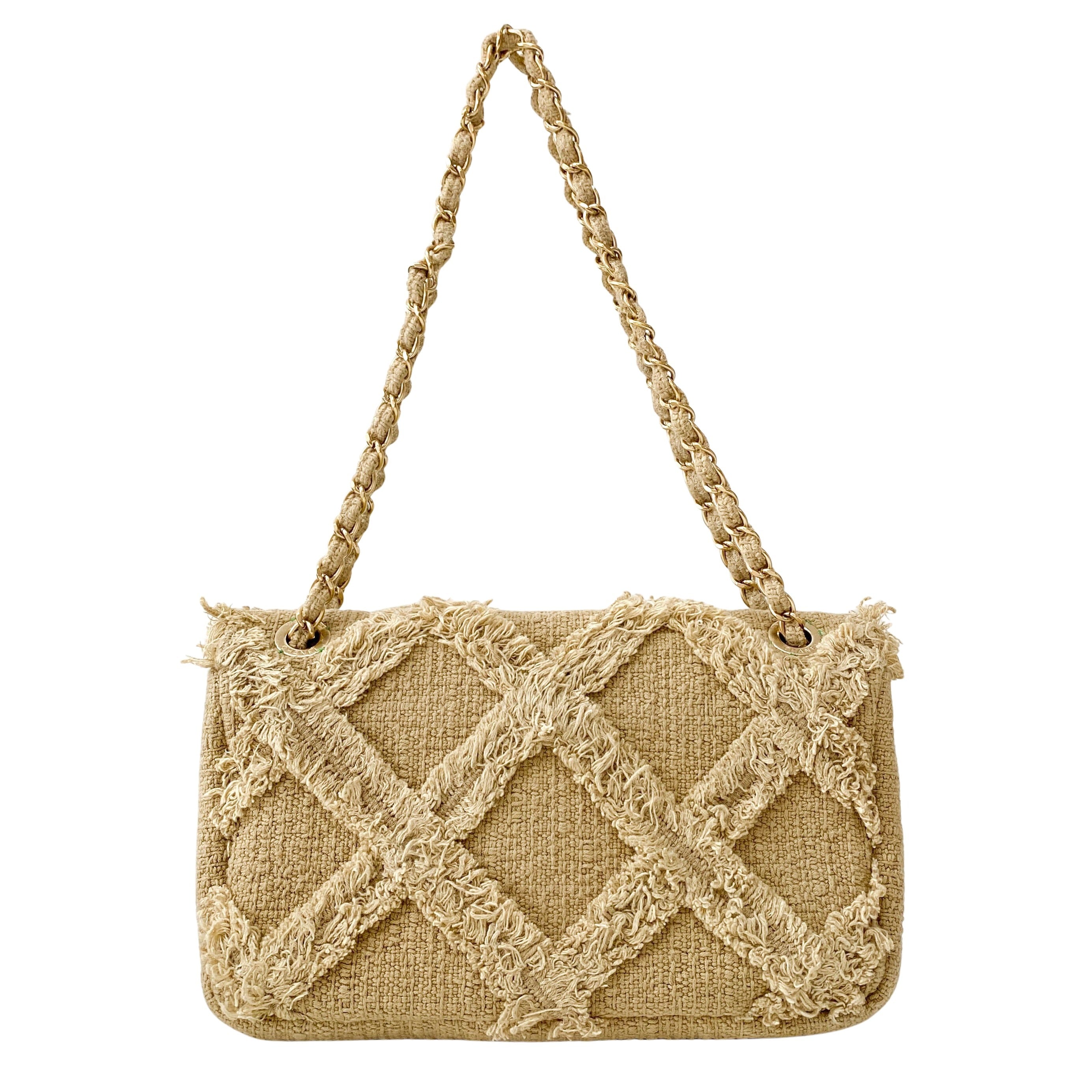 2009 Small Crochet Flap Shoulder Bag