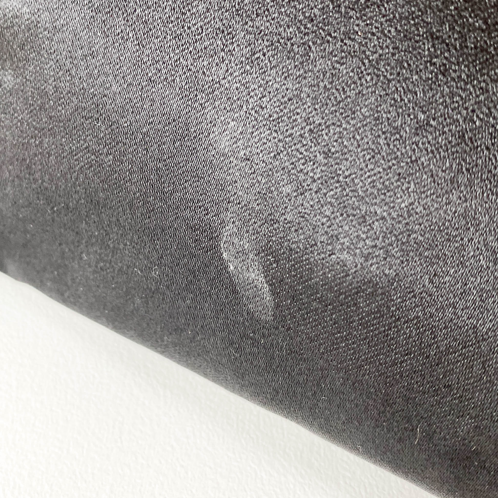 Black Satin with Gold Chain Strap Clutch Bag