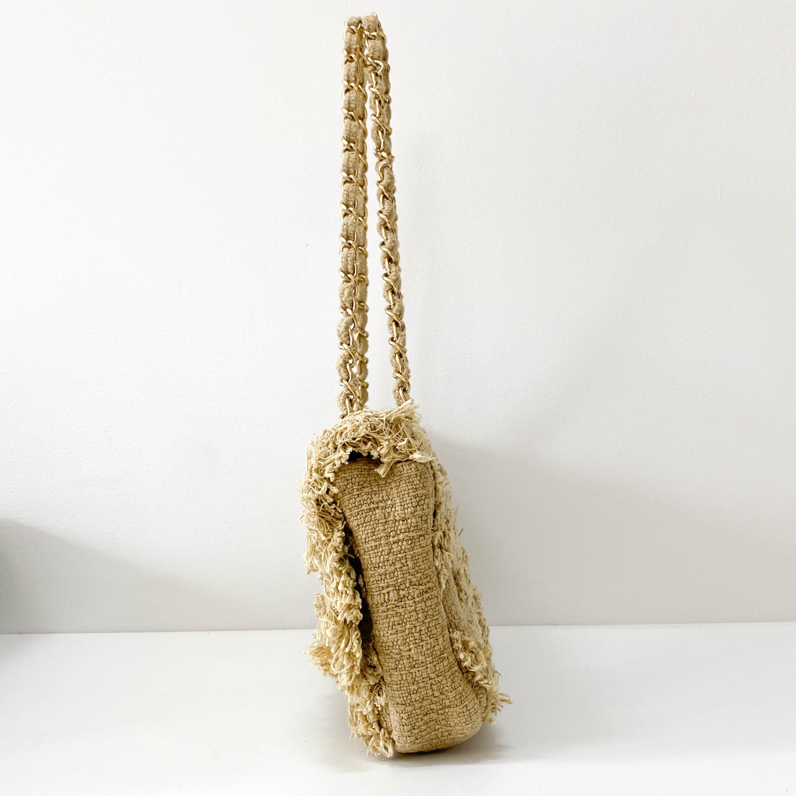 2009 Small Crochet Flap Shoulder Bag