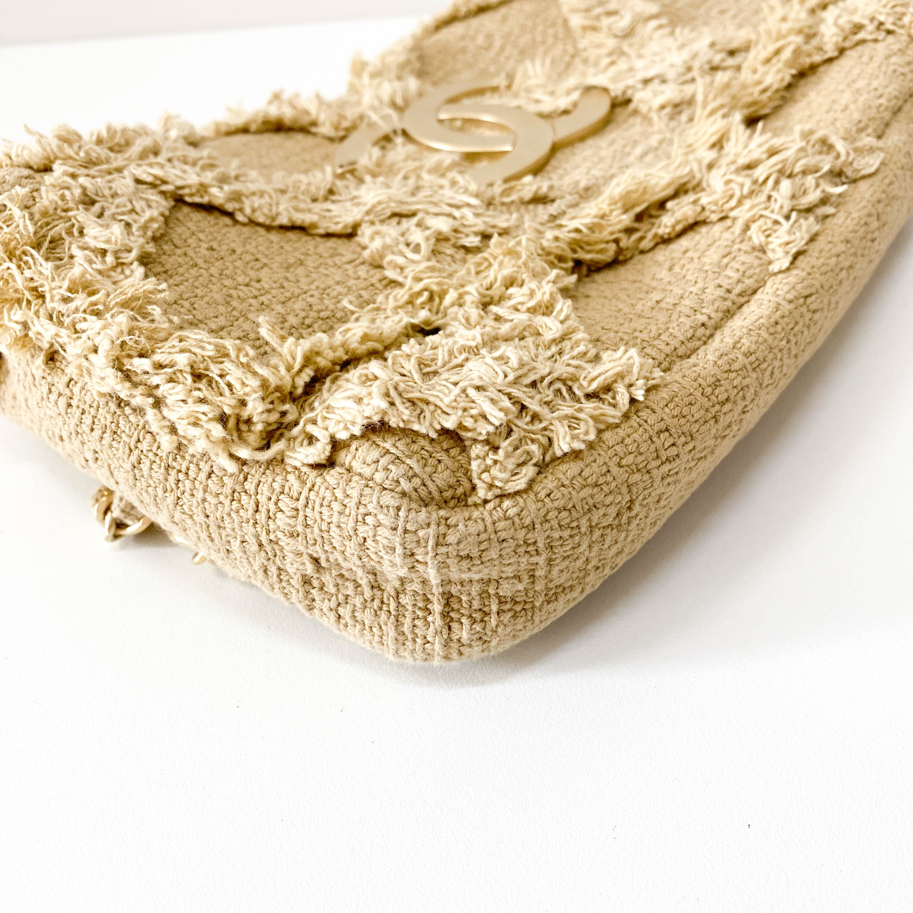 2009 Small Crochet Flap Shoulder Bag