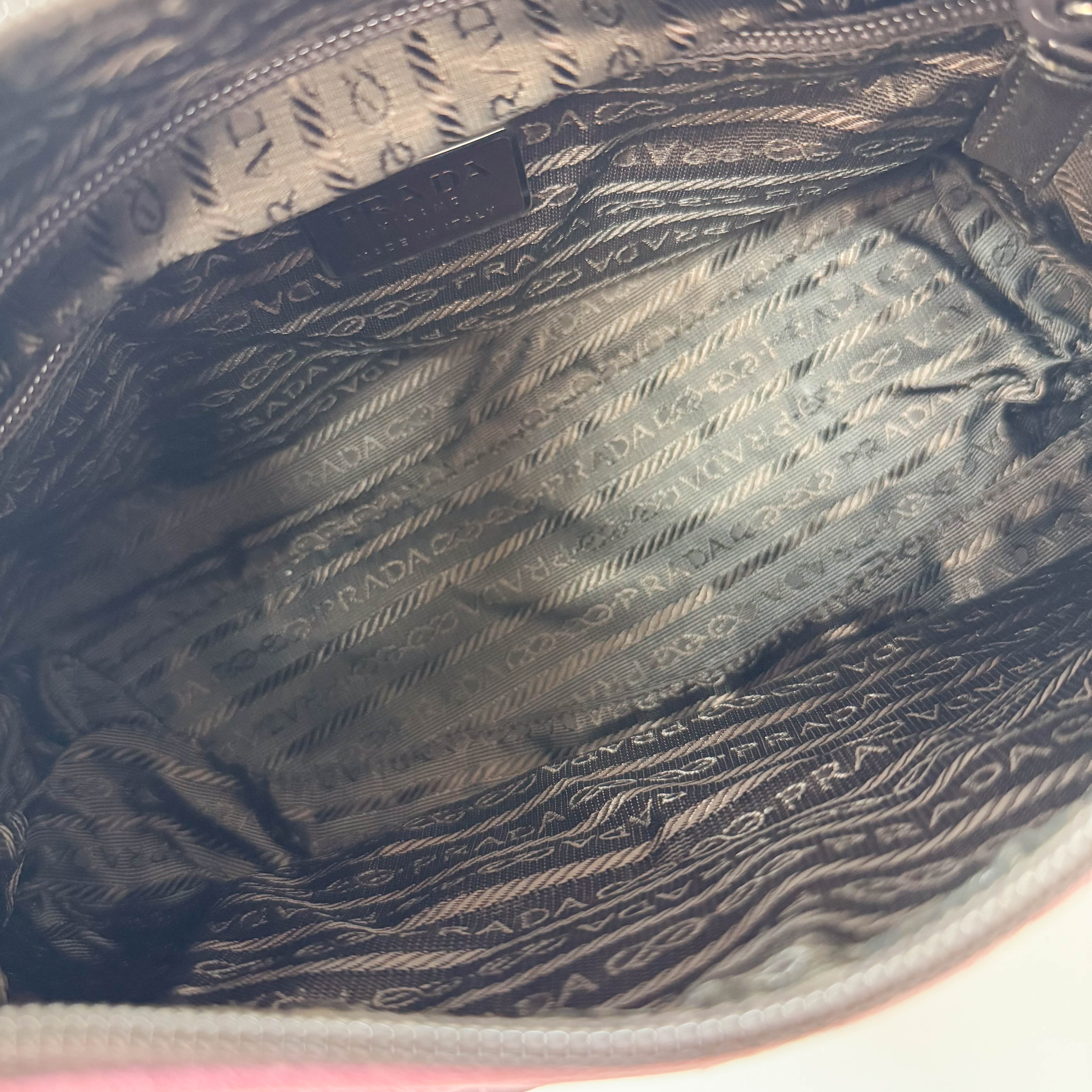 Hobo Pink Suede Shoulder Bag