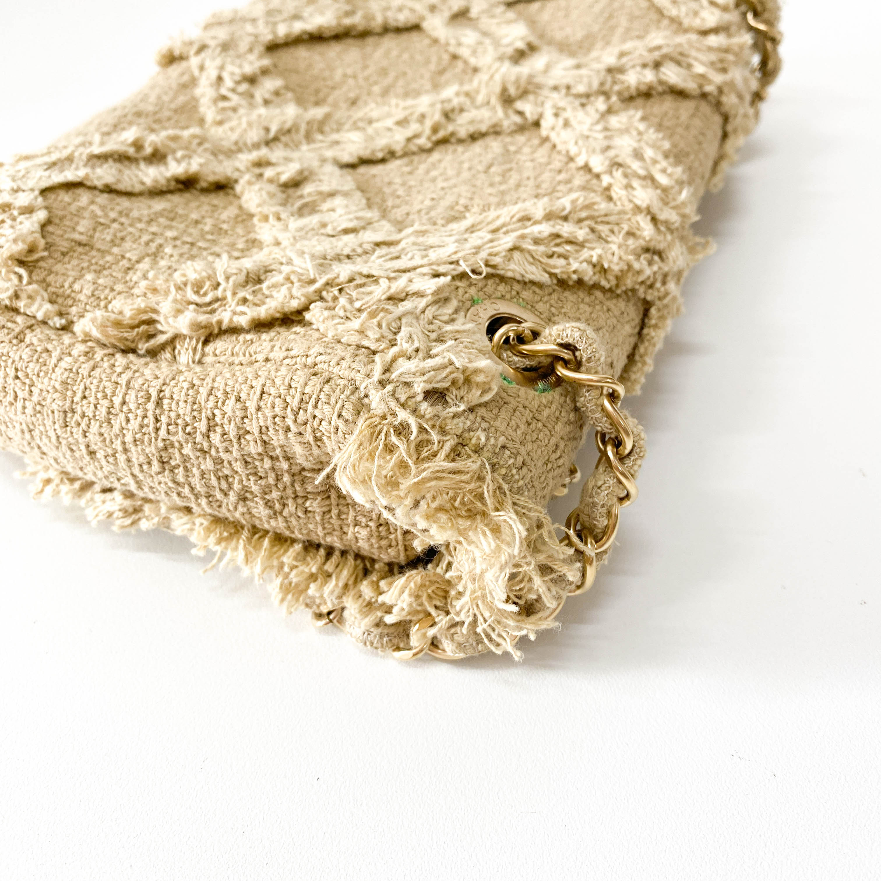 2009 Small Crochet Flap Shoulder Bag