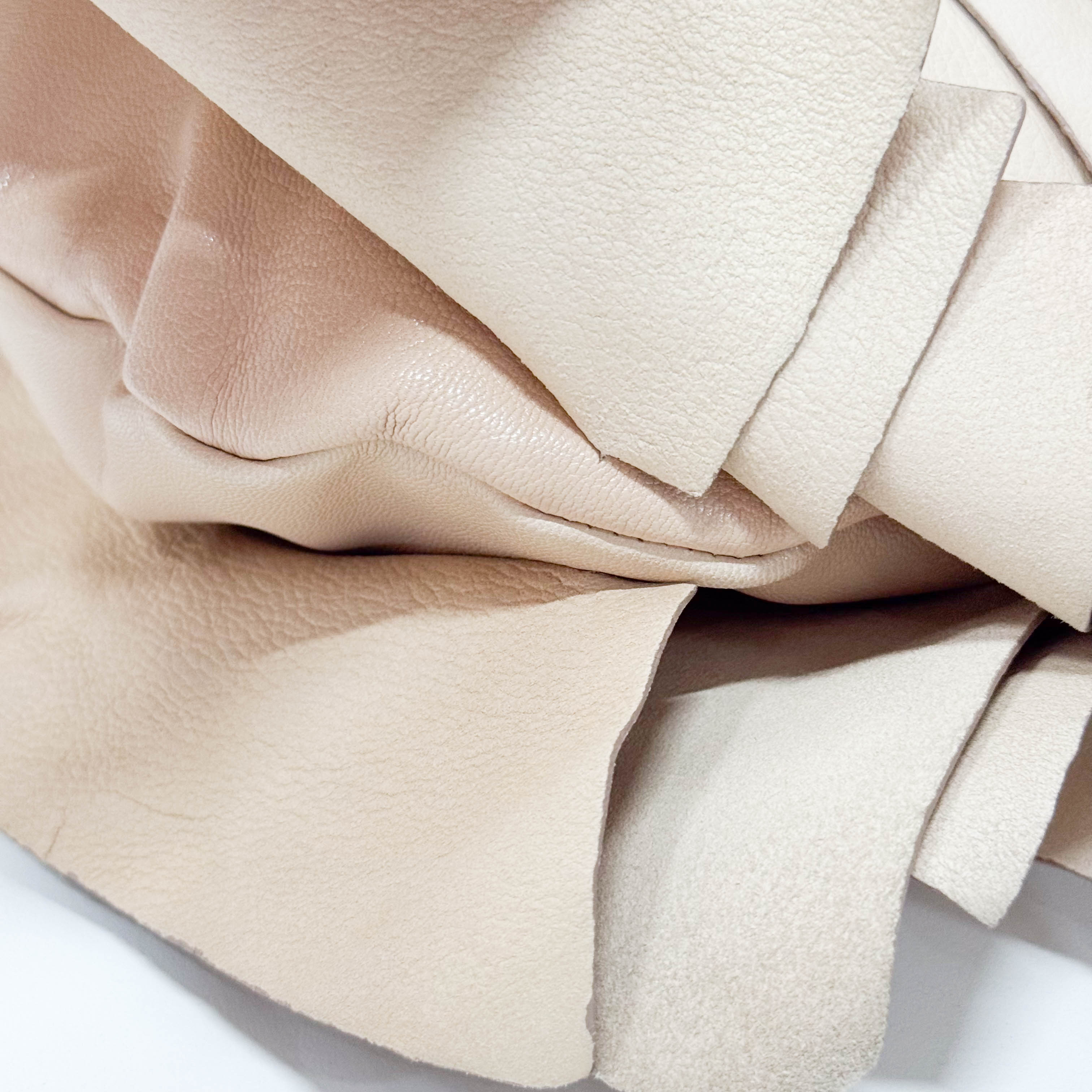 Saint Tropez Pink Calfskin Leather Shoulder Bag