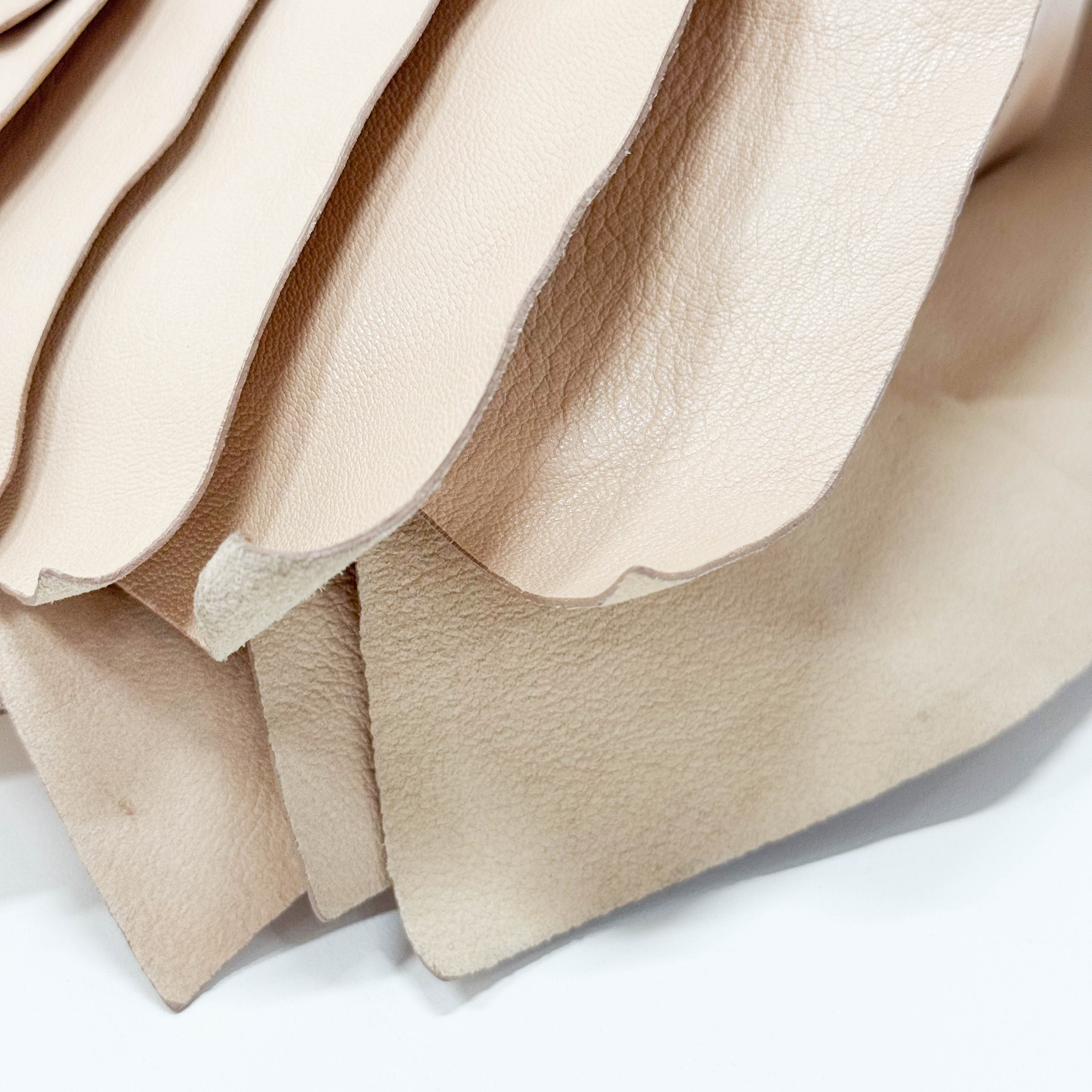 Saint Tropez Pink Calfskin Leather Shoulder Bag