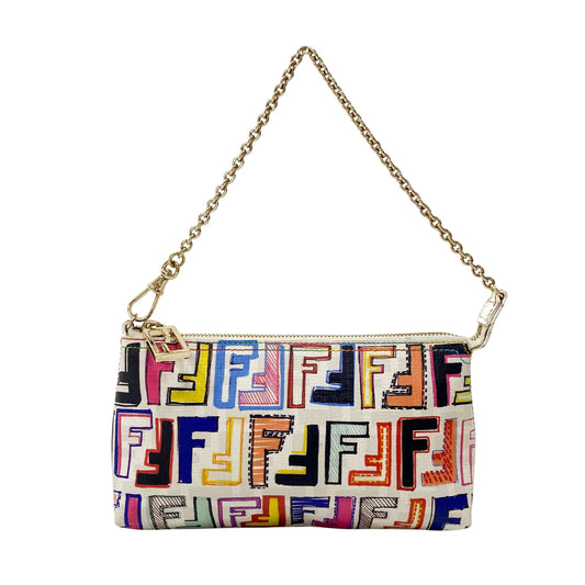 Zucca PVC Chain Handbag Multicolor