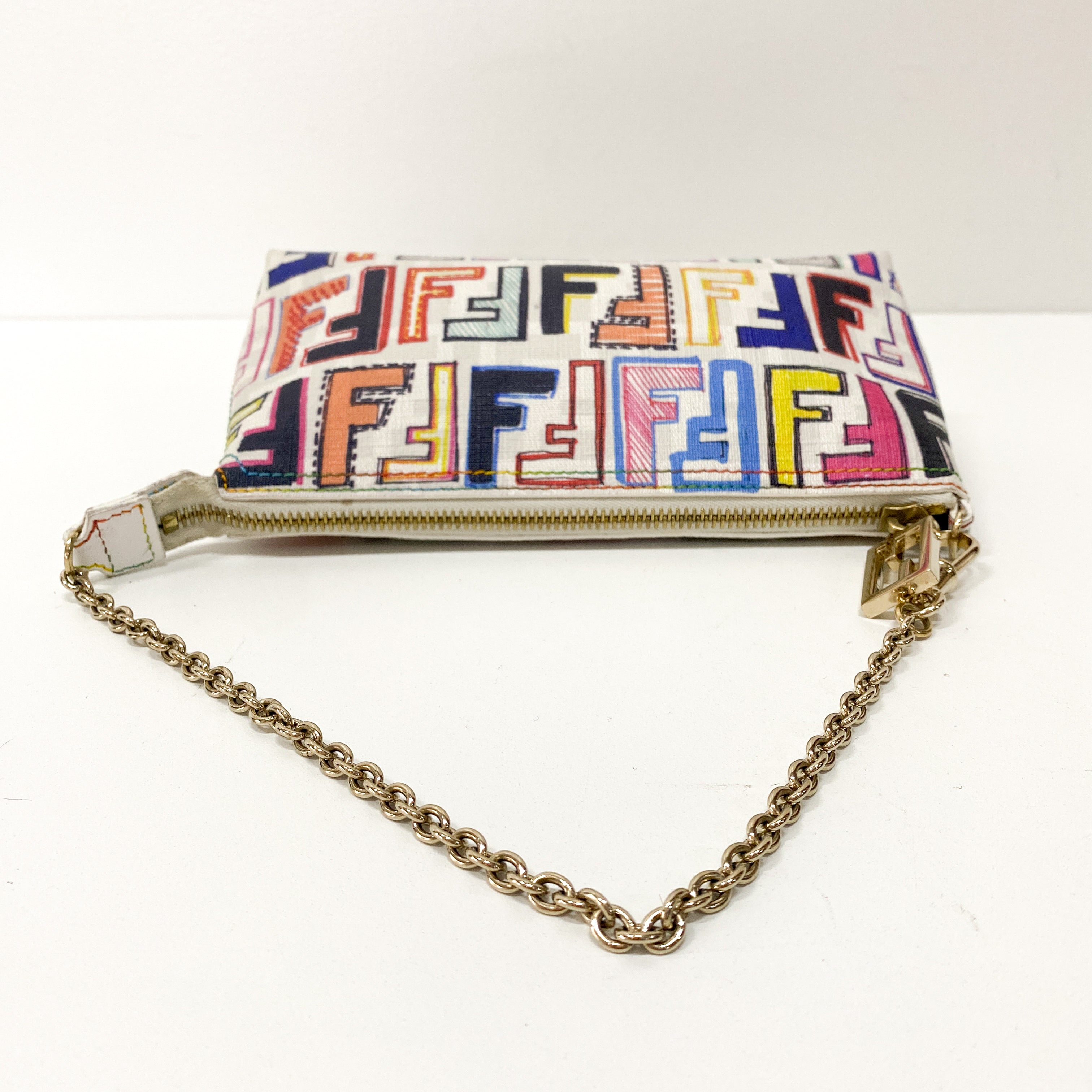 Zucca PVC Chain Handbag Multicolor