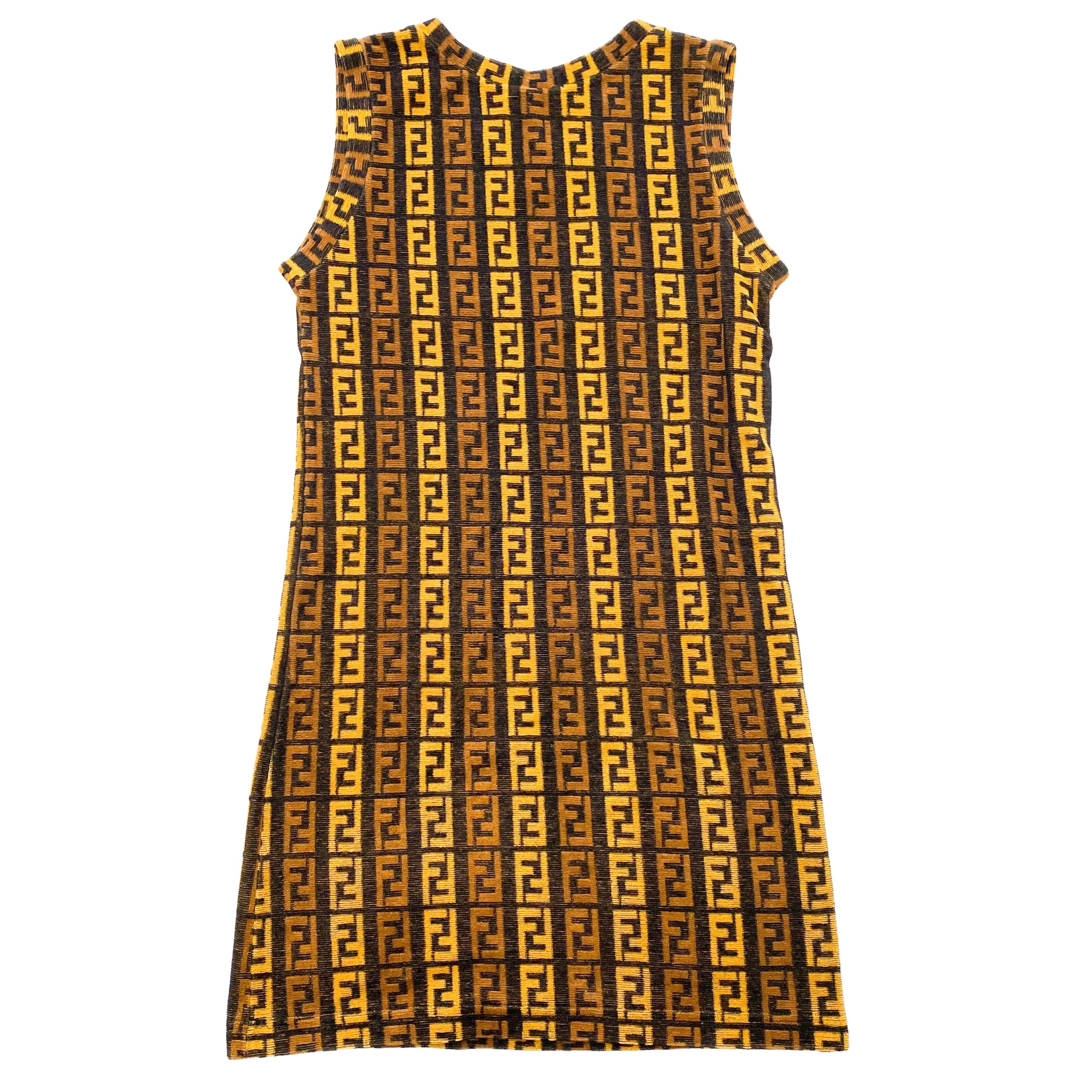 Size 42 Brown Zucca Cotton & Nylon Dress