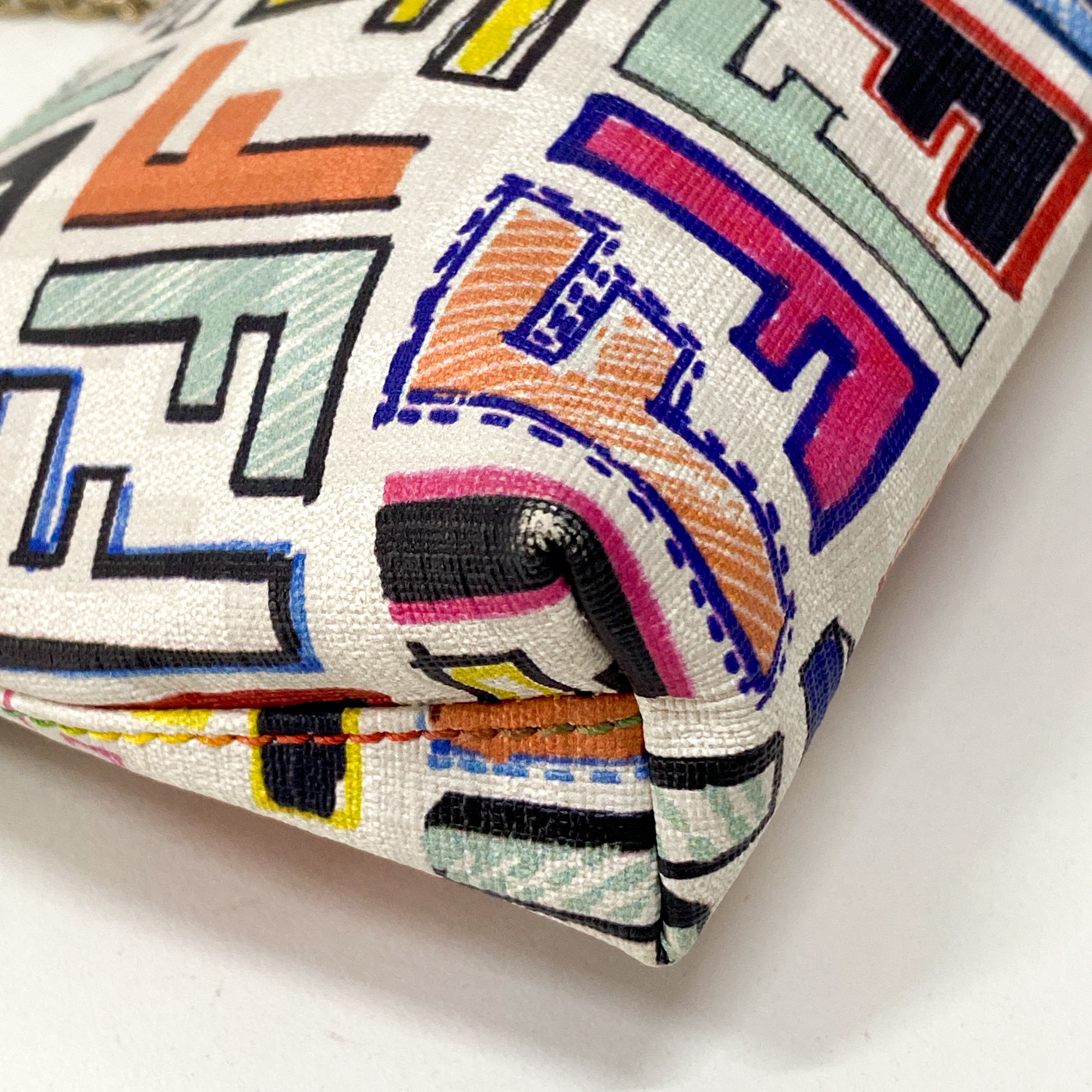 Zucca PVC Chain Handbag Multicolor