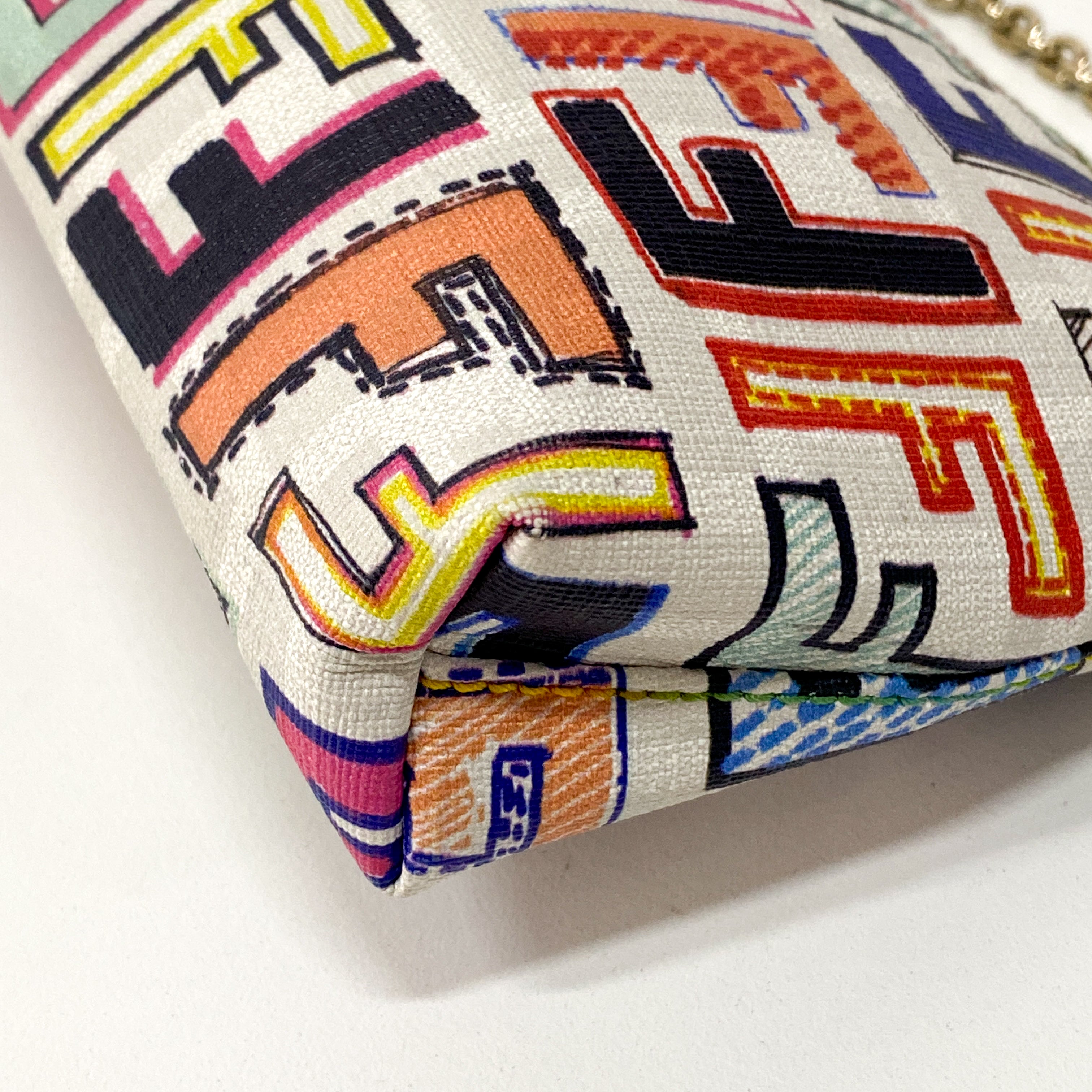 Zucca PVC Chain Handbag Multicolor