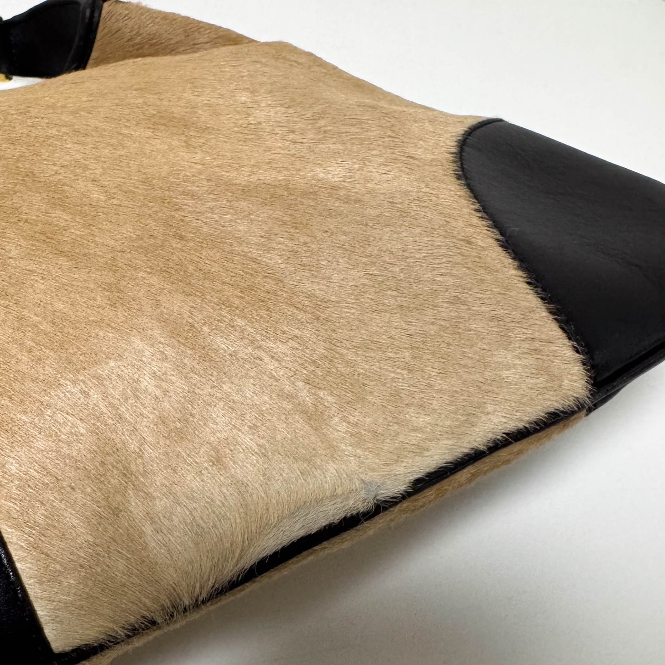 Bamboo Jackie Brown Pony Hair Shoulder Bag