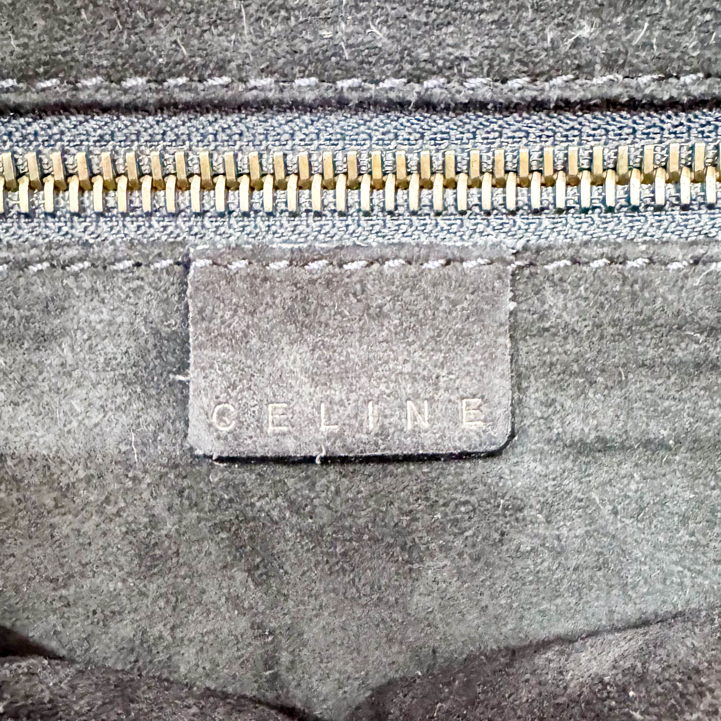 Black Suede Big Gold Belt Buckle Shoulder Bag