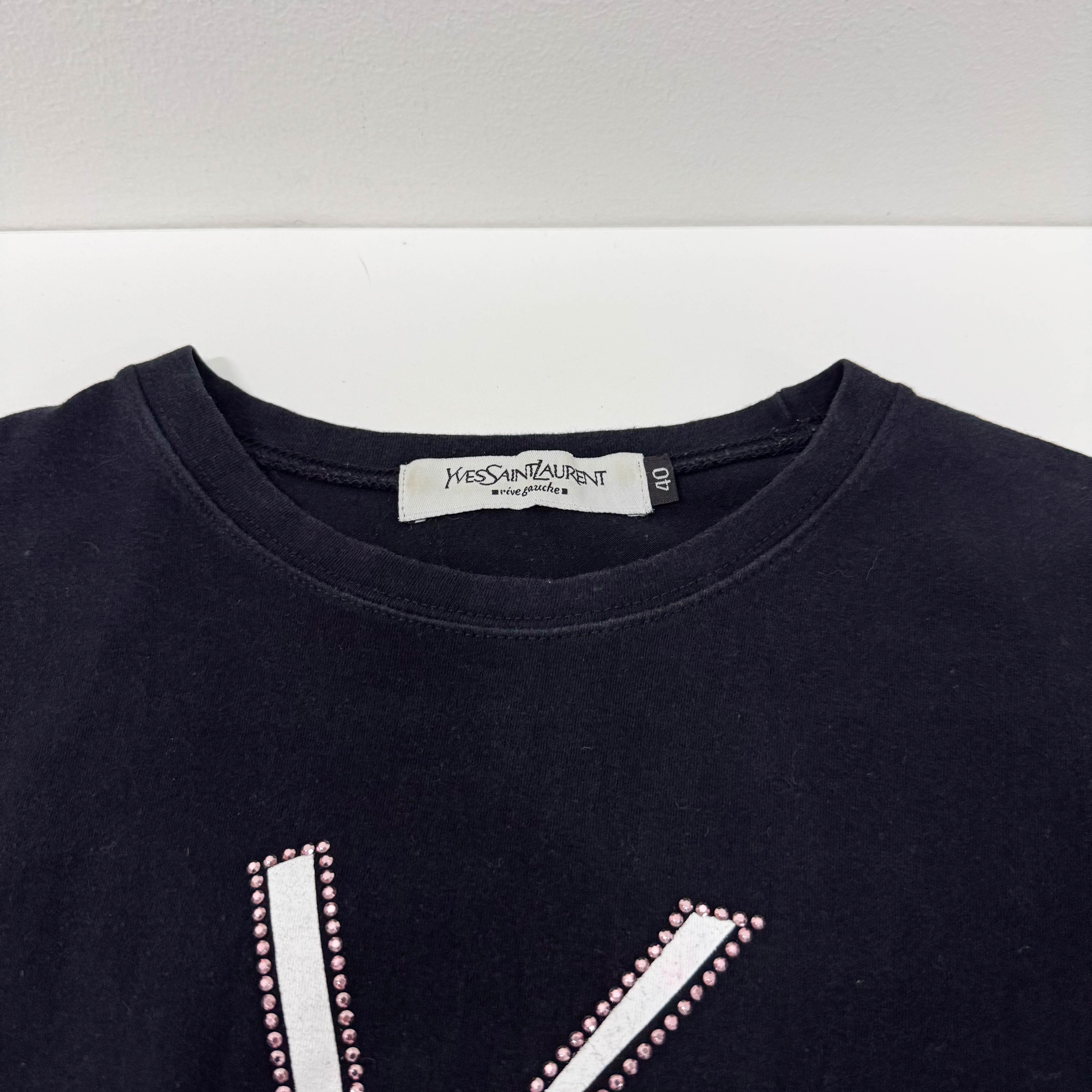 YSL Size 40 Long Sleeve T-Shirt