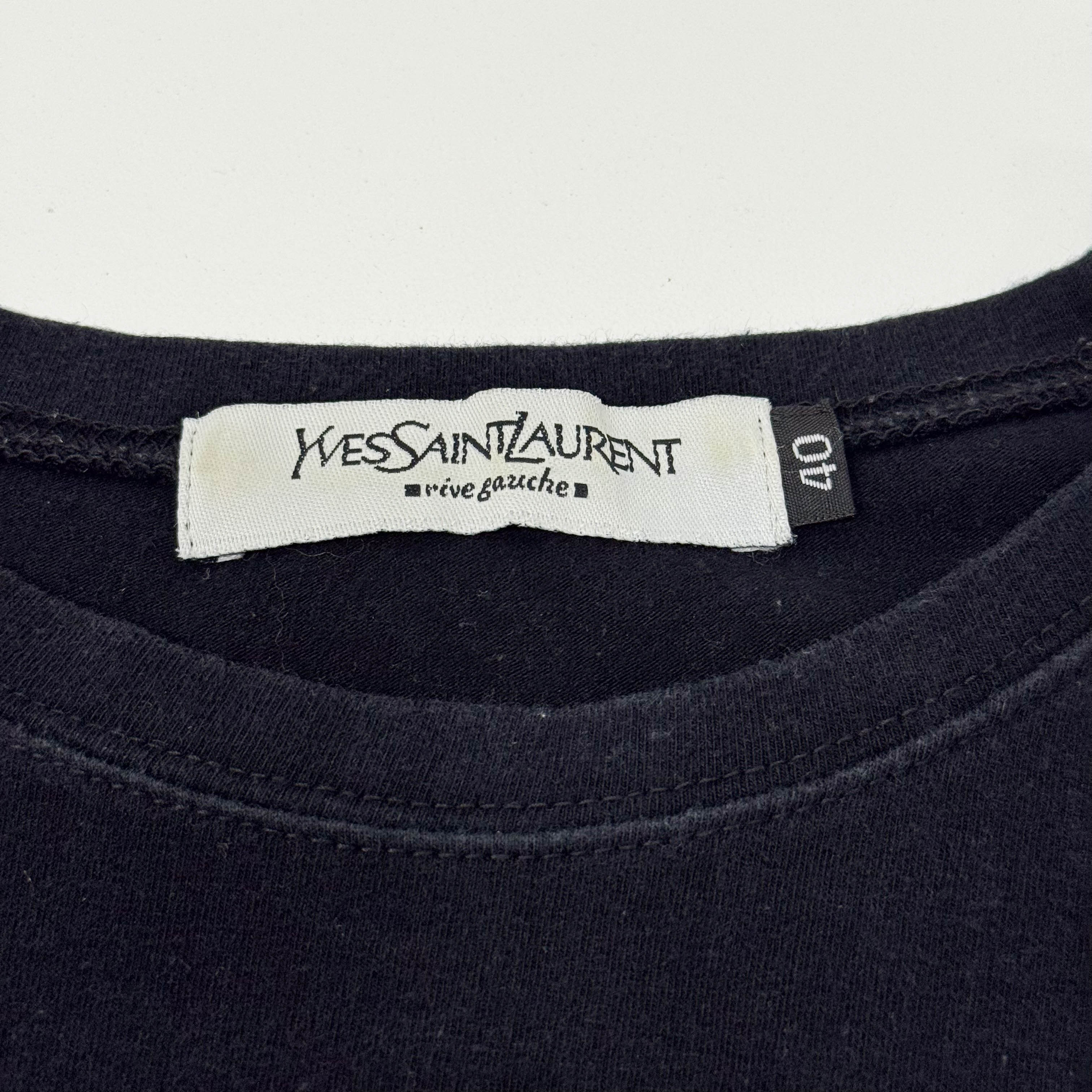 YSL Size 40 Long Sleeve T-Shirt