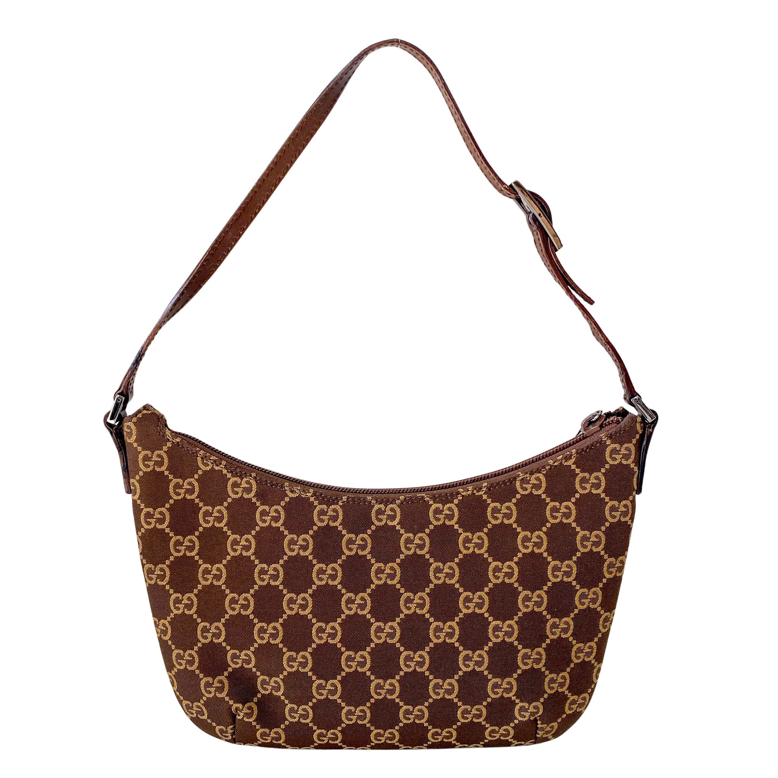 Pochette Brown GG Canvas Shoulder Bag
