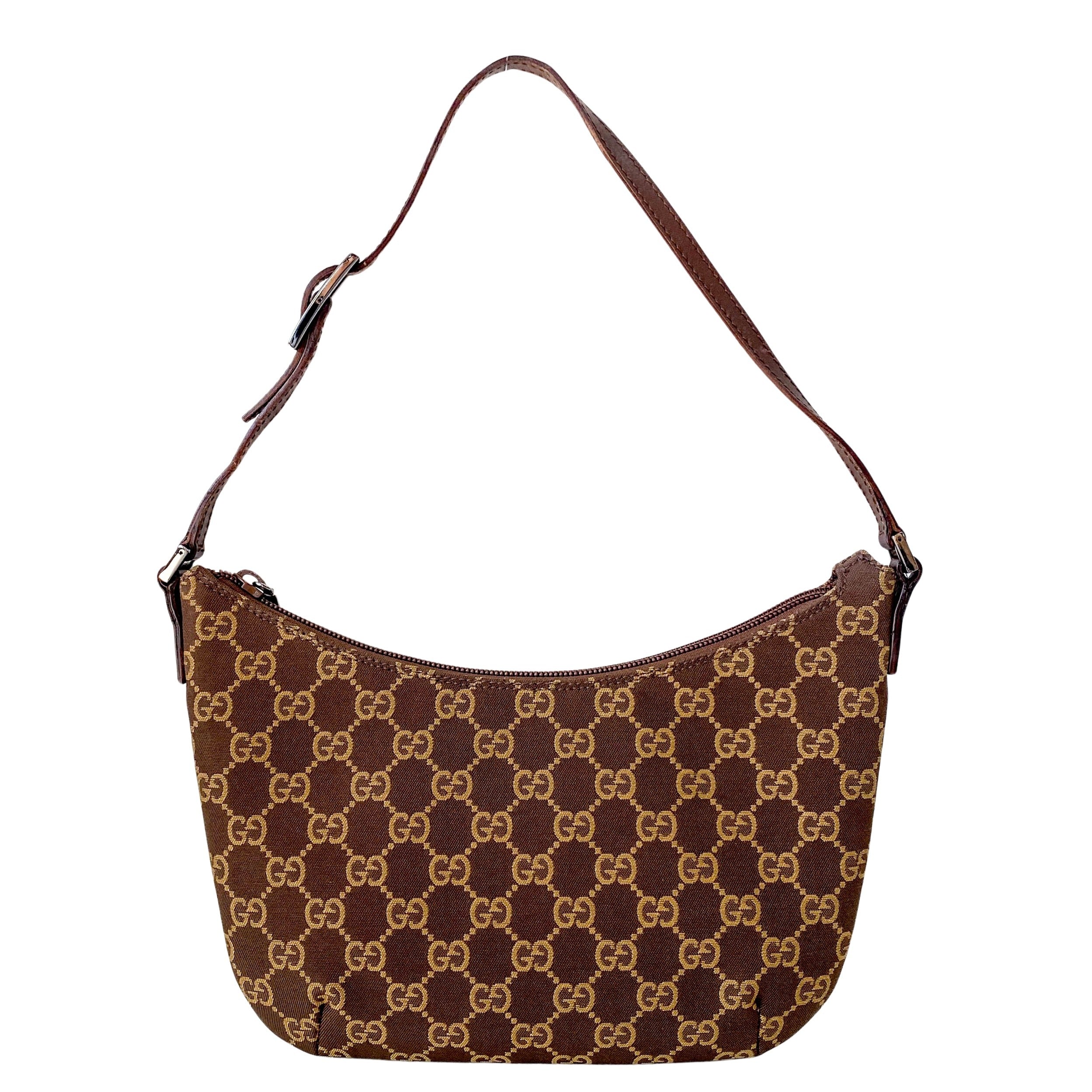 Pochette Brown GG Canvas Shoulder Bag