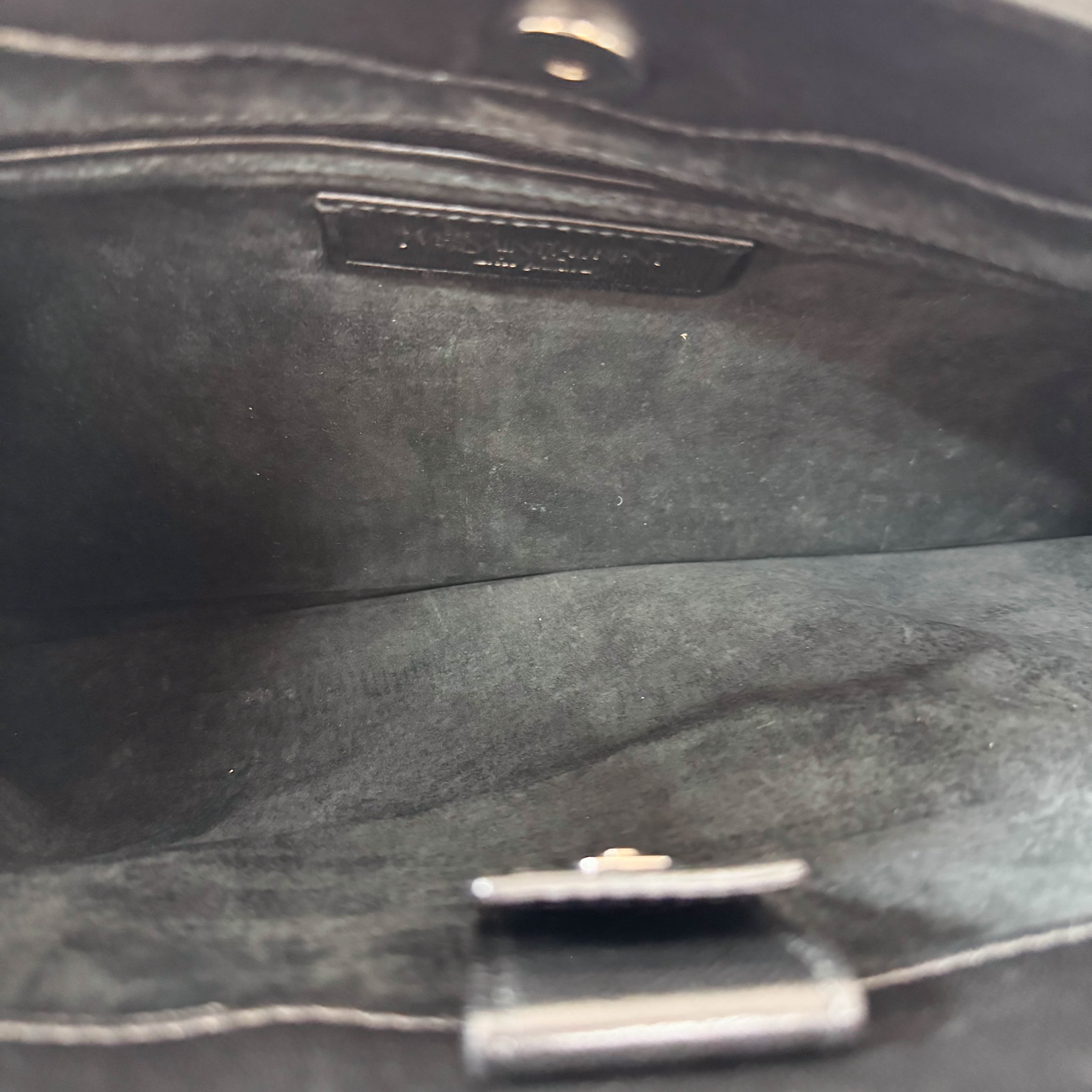 Mombasa Black Leather Shoulder Bag