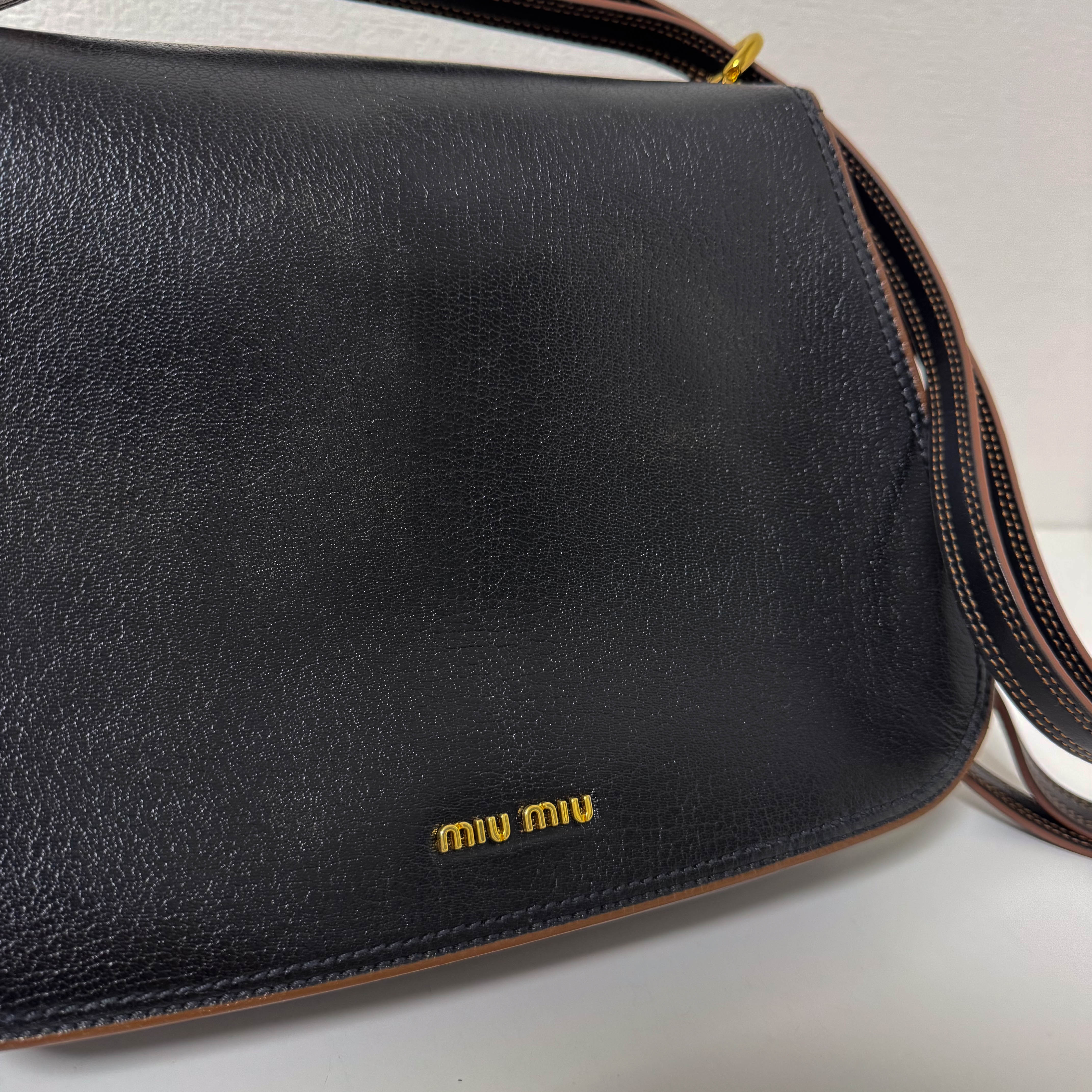 Archive Brown Leather Gold Chain Shoulder Bag