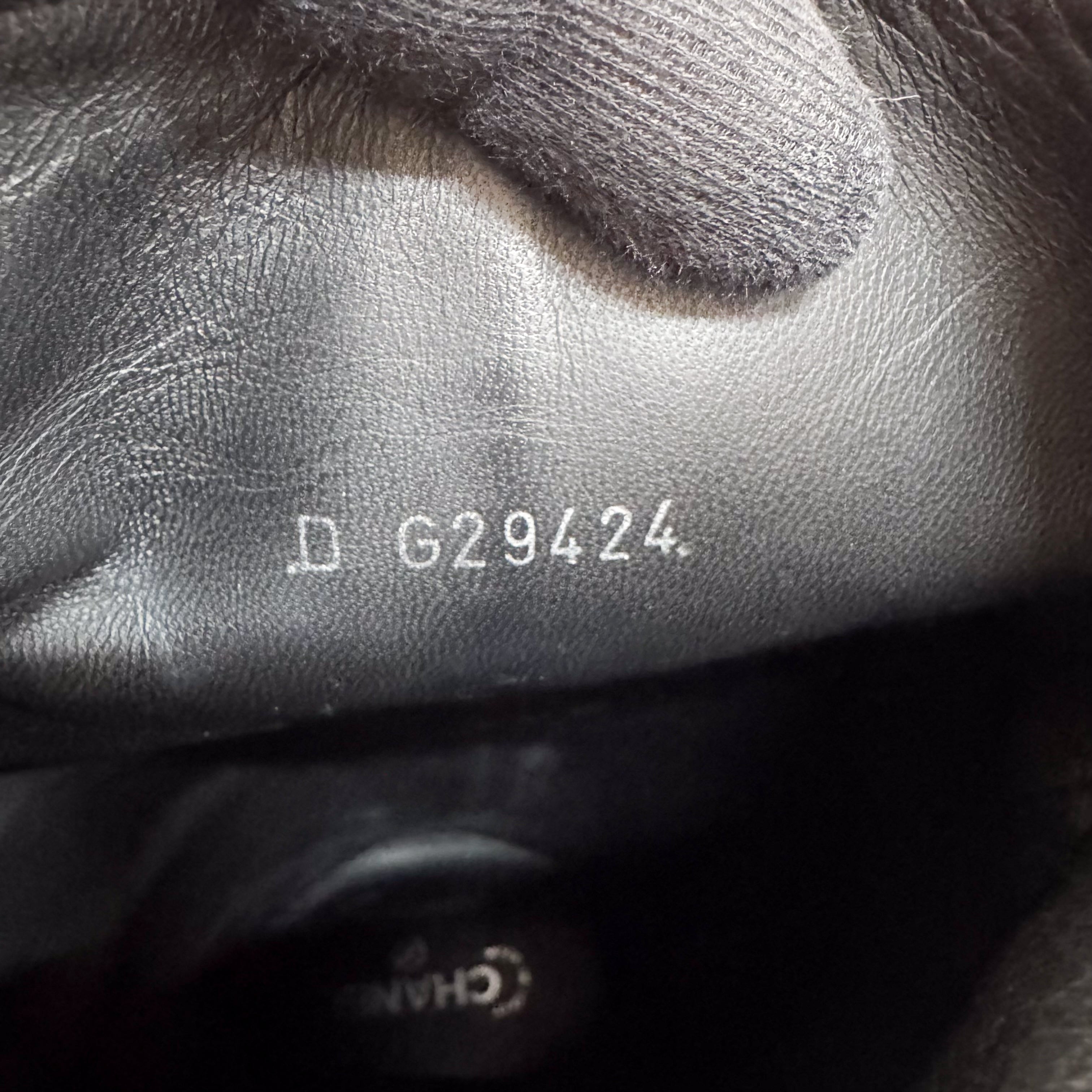 Black Leather Size 36 High Boots