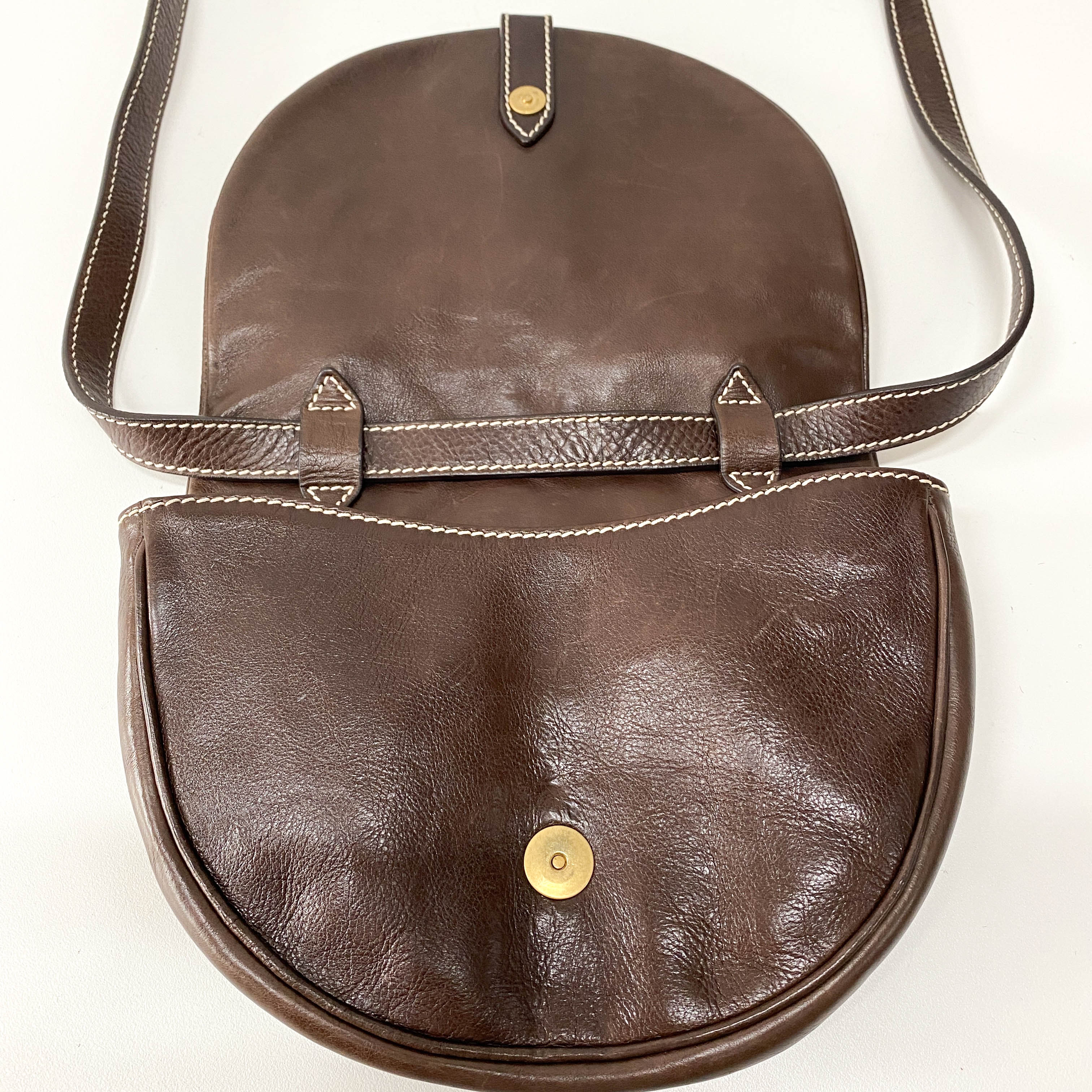 Vintage Pink Pony Hair Crossbody Bag