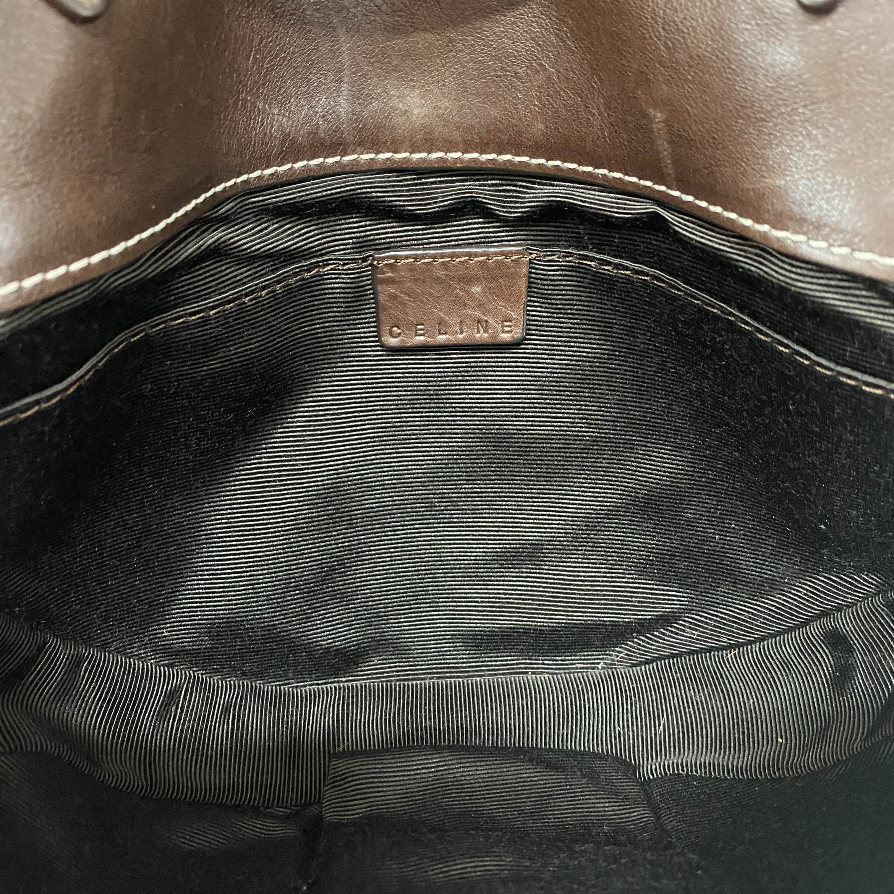 Vintage Pink Pony Hair Crossbody Bag