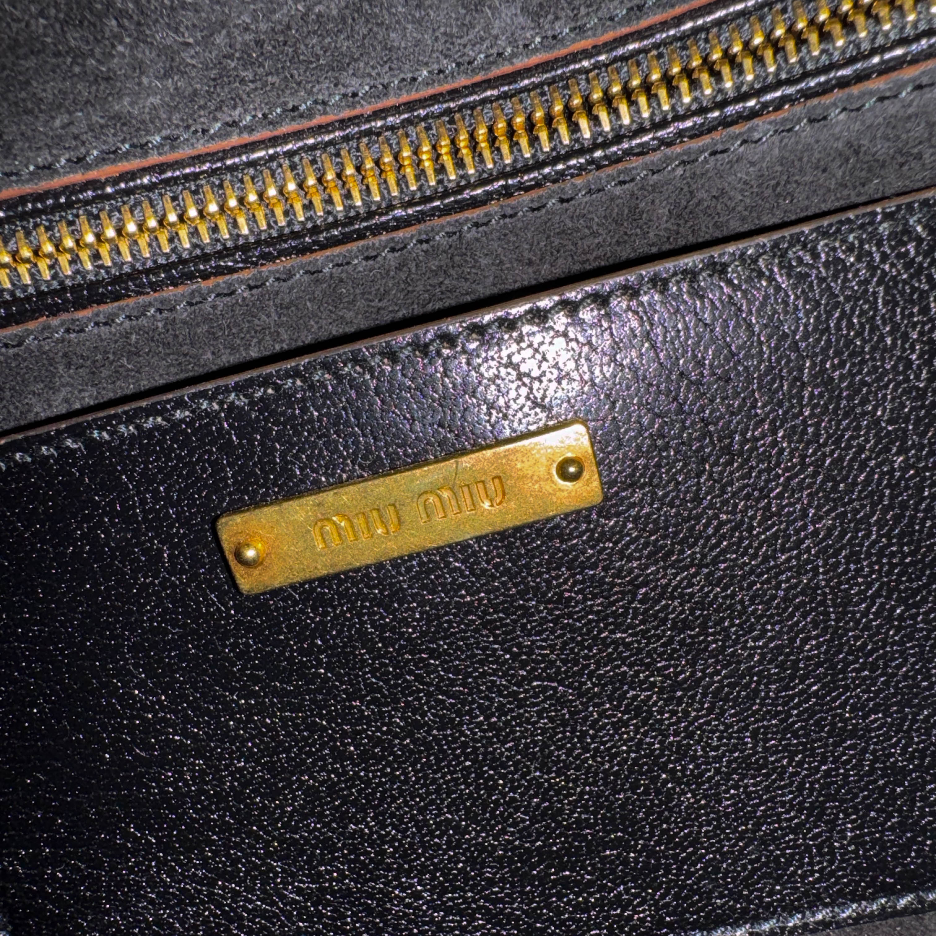 Archive Brown Leather Gold Chain Shoulder Bag