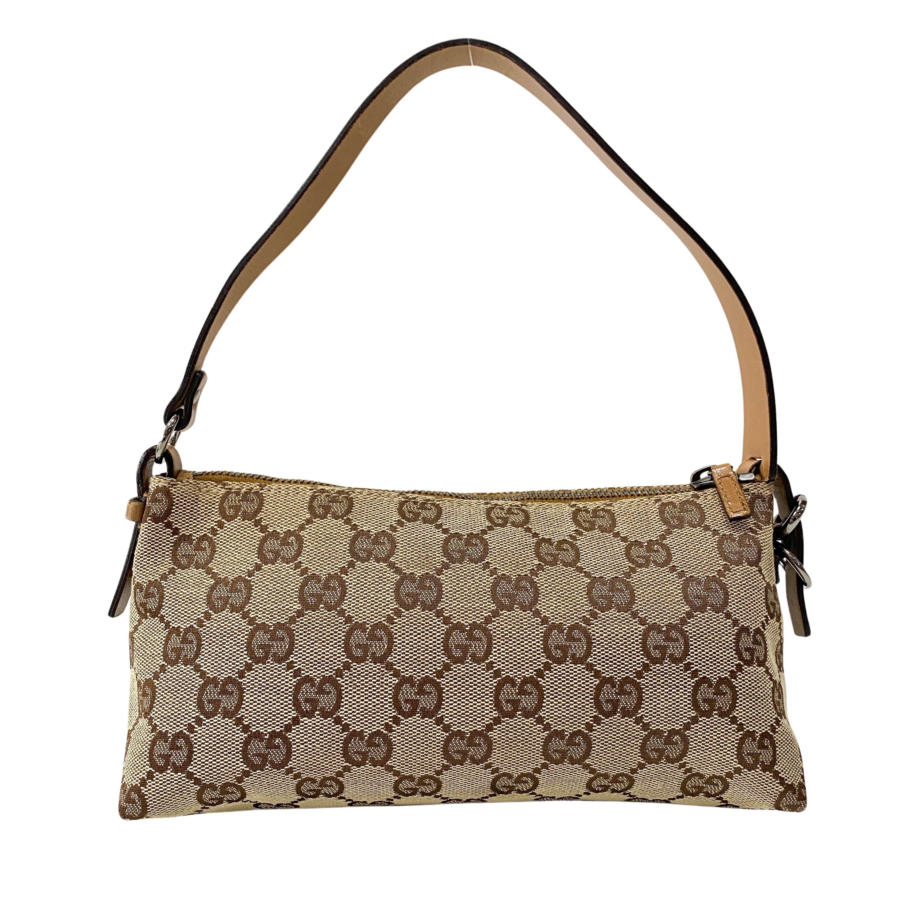 Brown GG Canvas Pochette Bag
