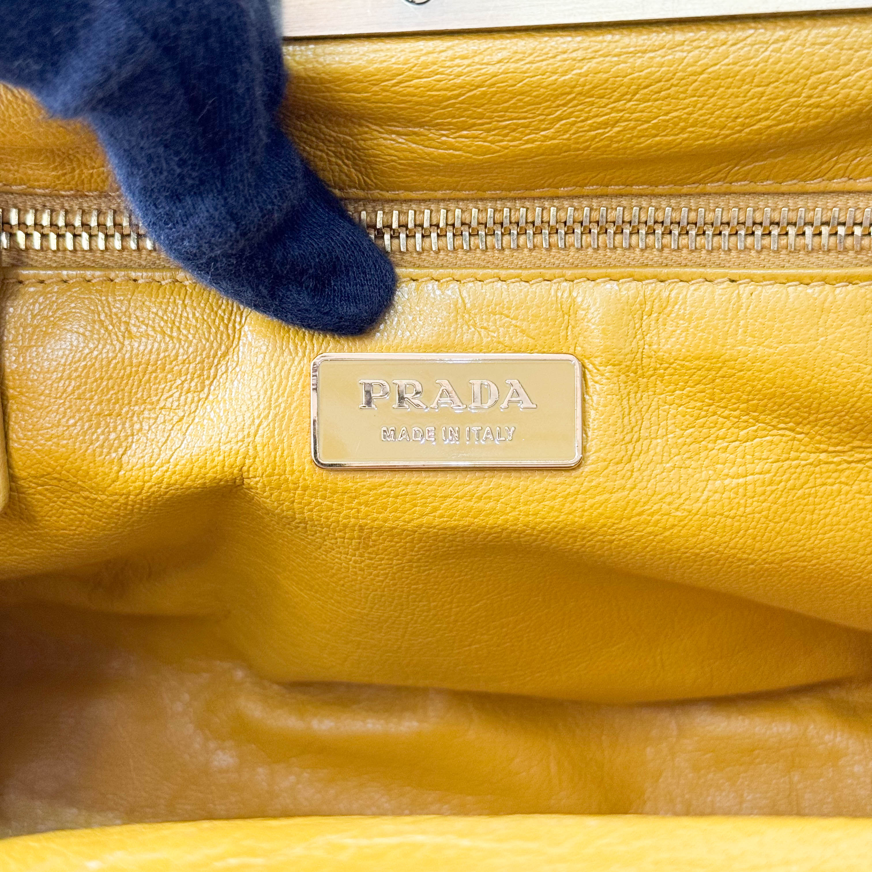 Brown Leather Gold Chain Shoulder Bag