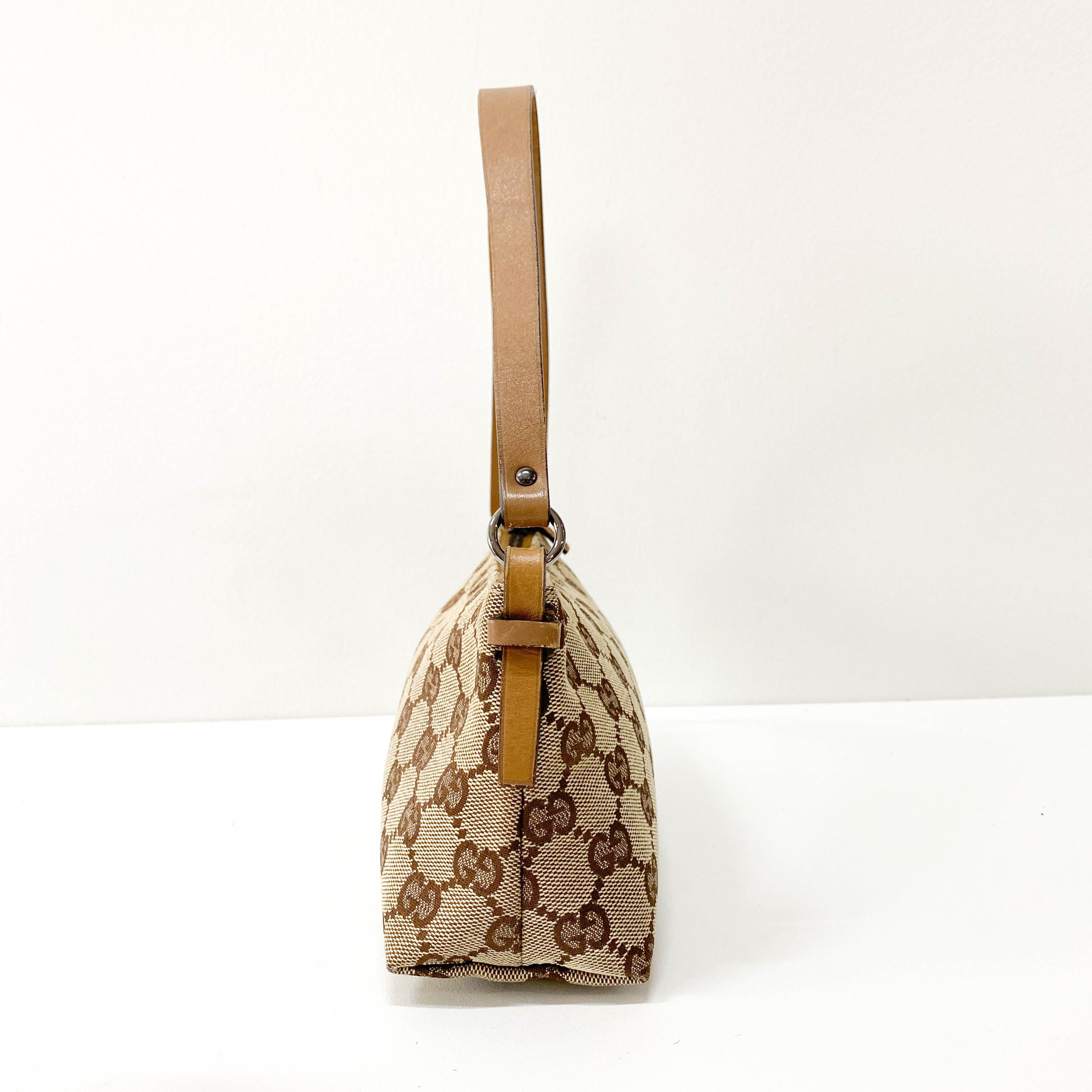 Brown GG Canvas Pochette Bag