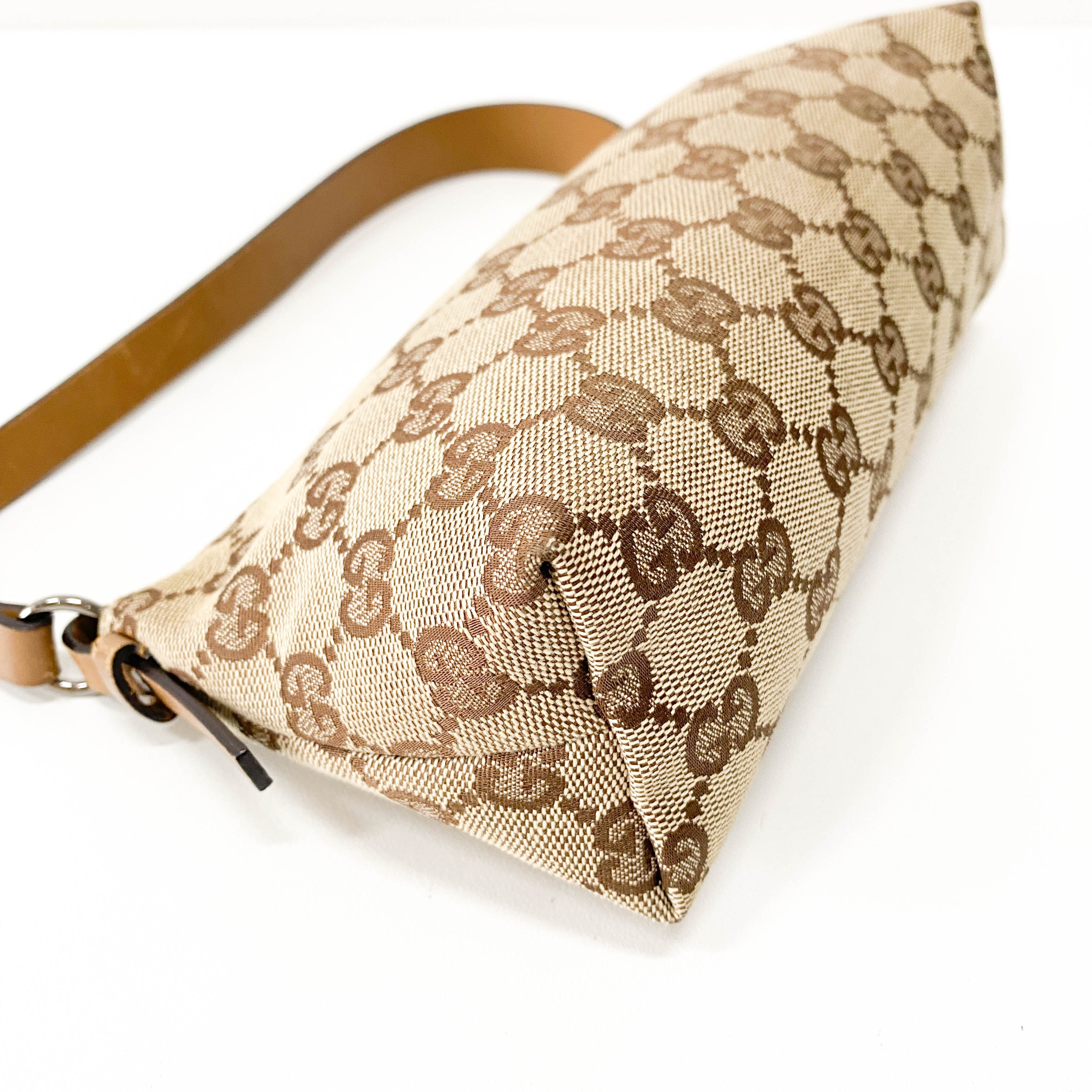 Brown GG Canvas Pochette Bag