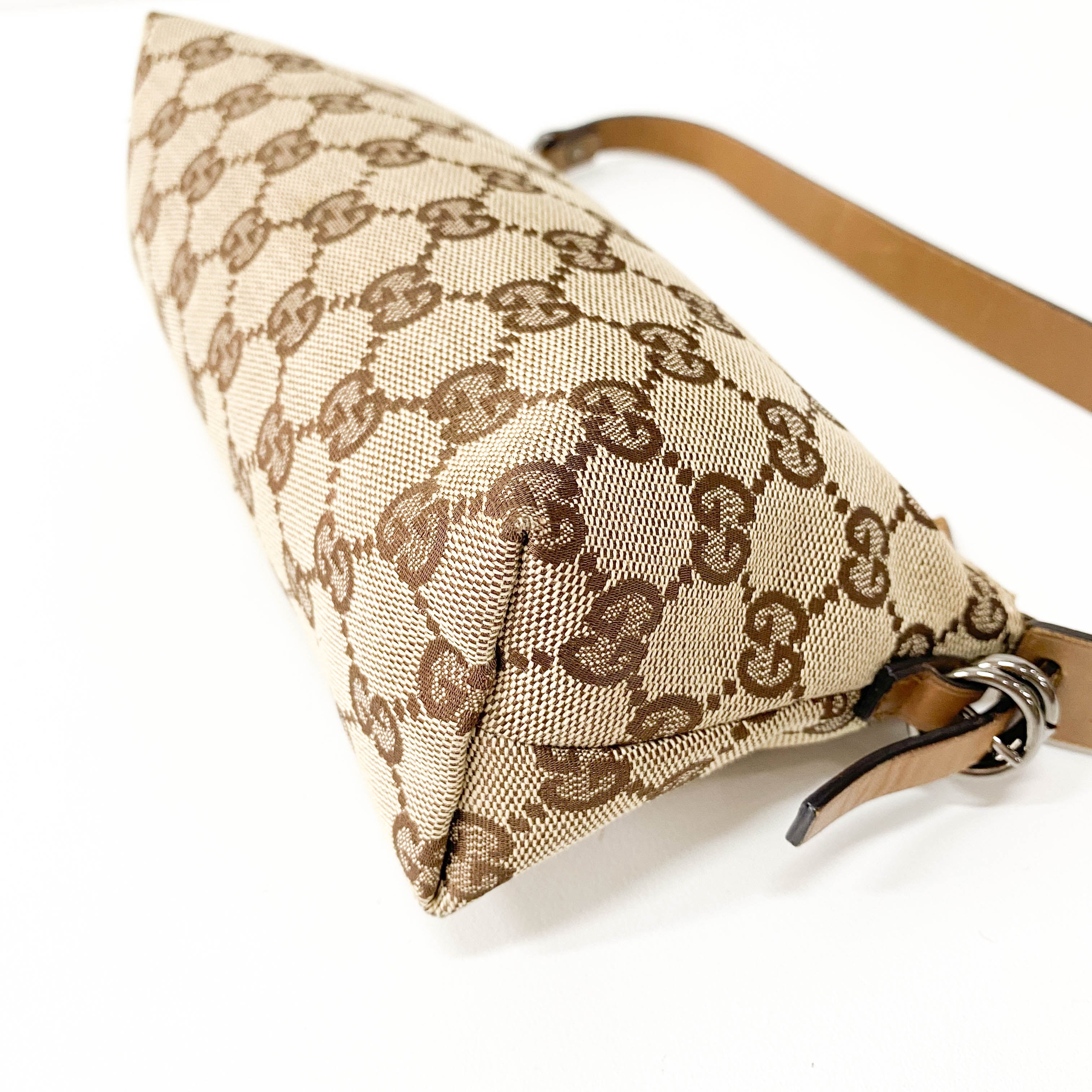 Brown GG Canvas Pochette Bag