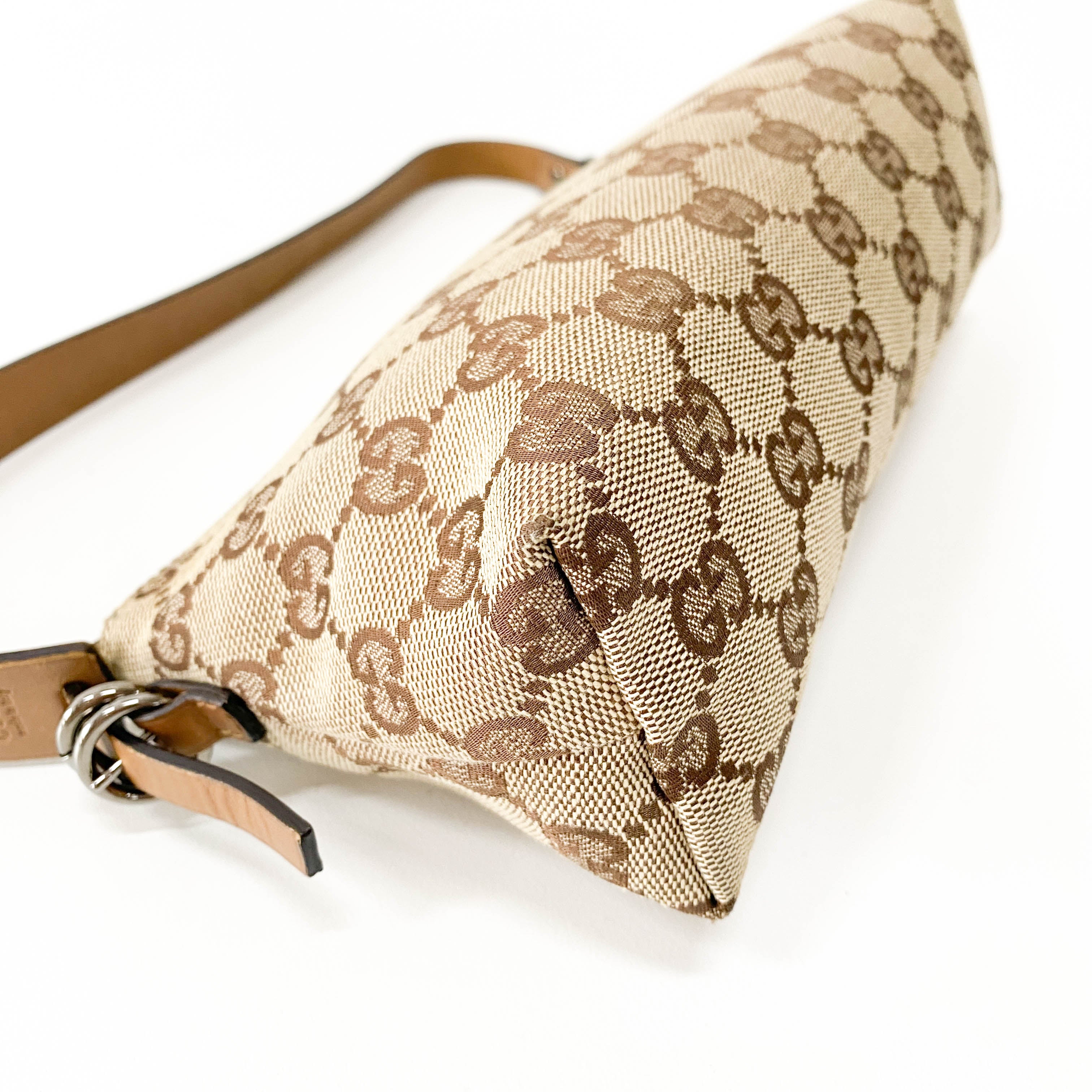 Brown GG Canvas Pochette Bag